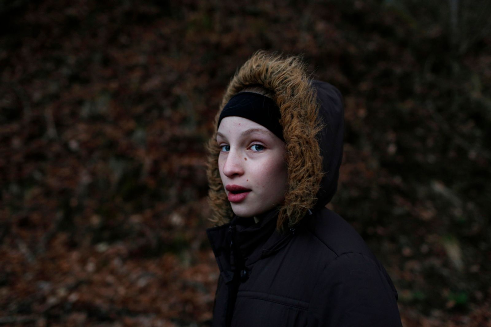 © Maddie Mcgarvey - Sonya, now 13, takes a walk near her grandparent's home.