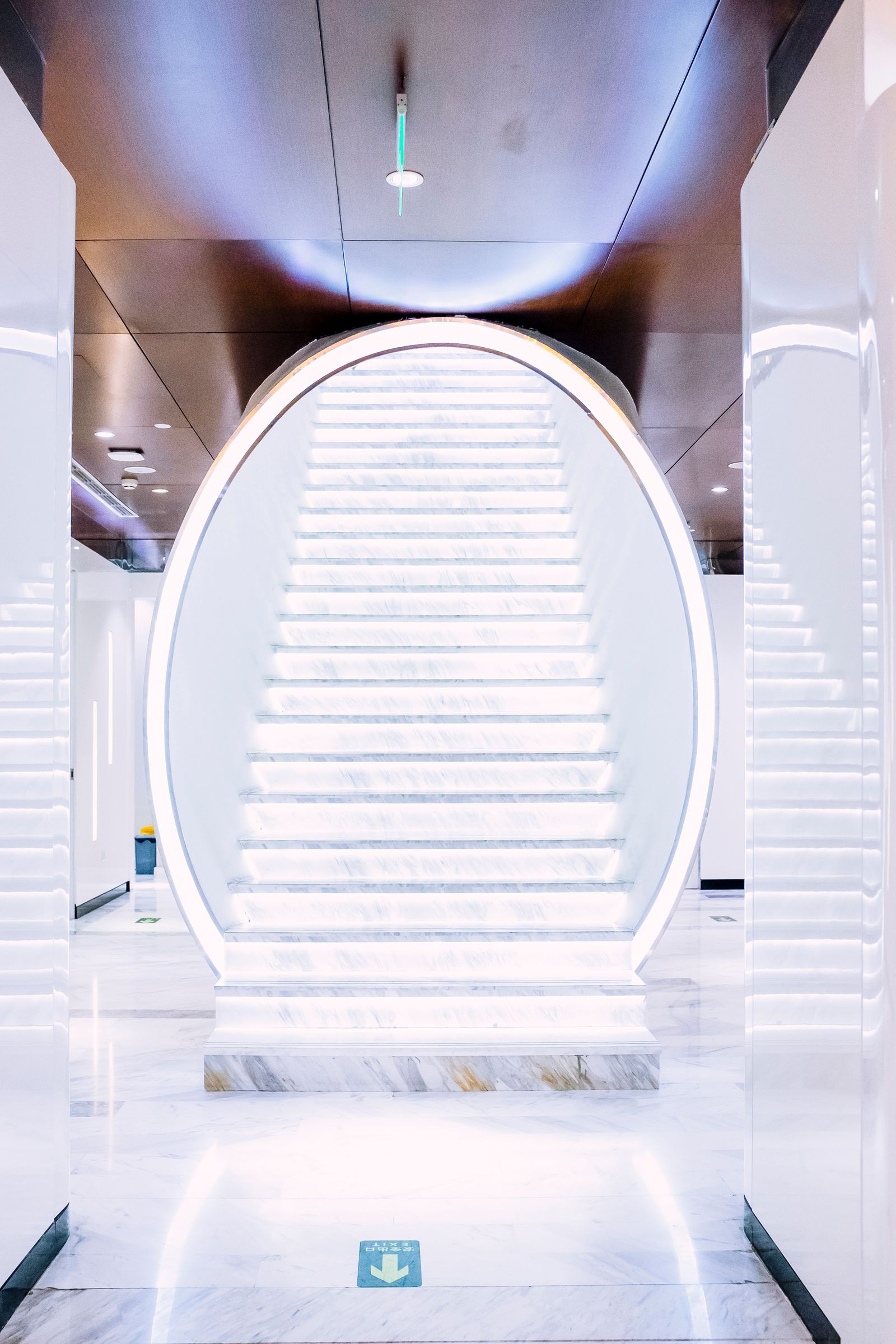 © Yufan Lu - A staircase nicknamed "time tunnel" at a cosmetic surgery, Beijing, China