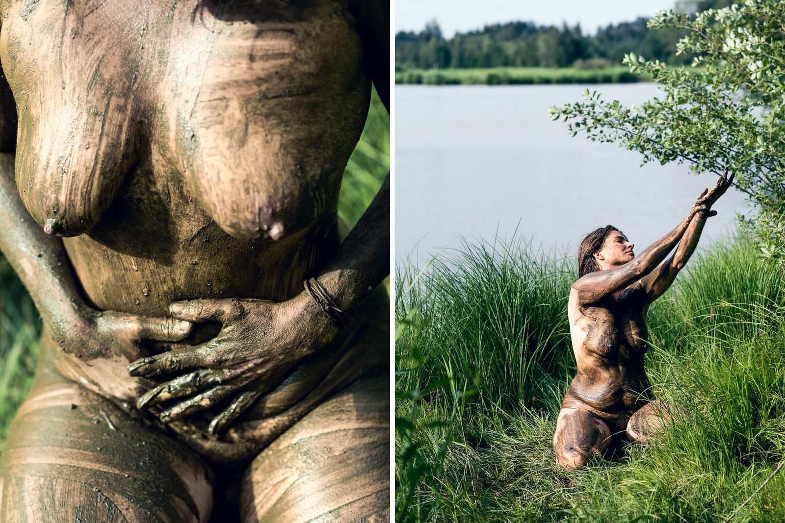 © Ingrid Firmhofer - Mother earth, I feel you ...hold me.; Nina, Germany