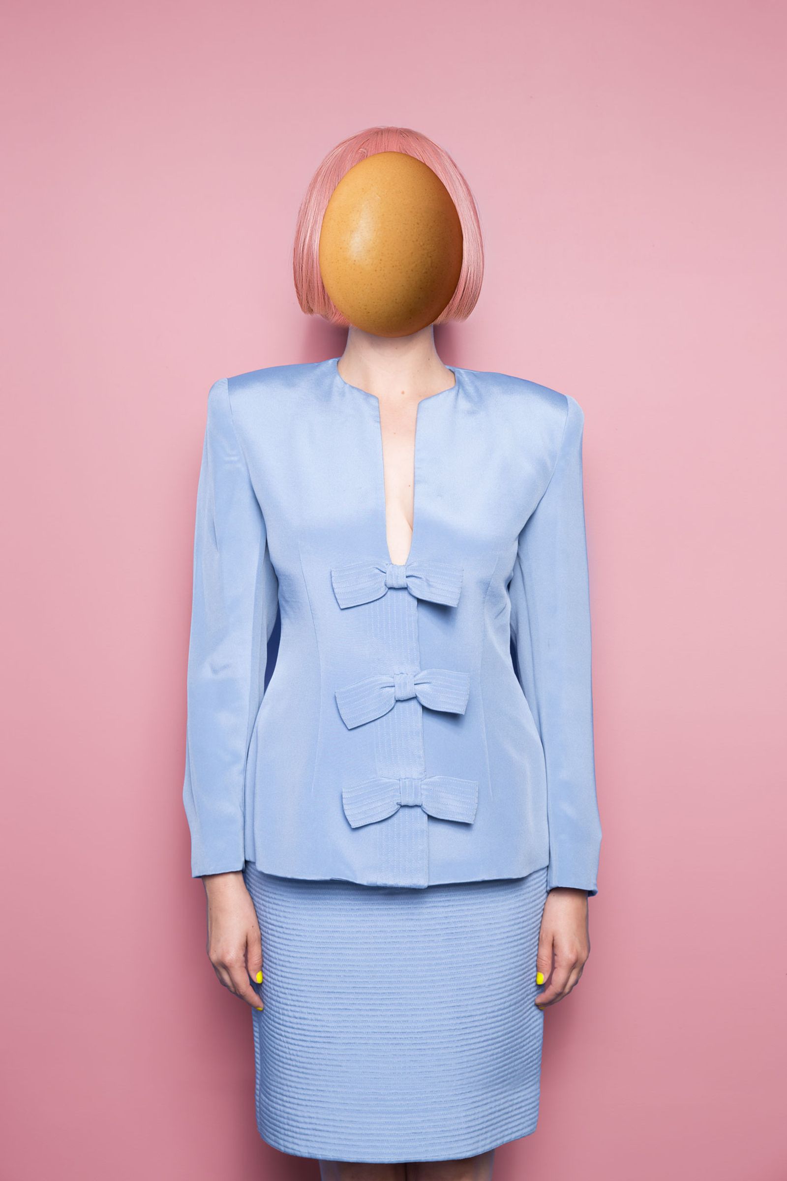 © Karen Navarro - Untitled (egg face), 2018