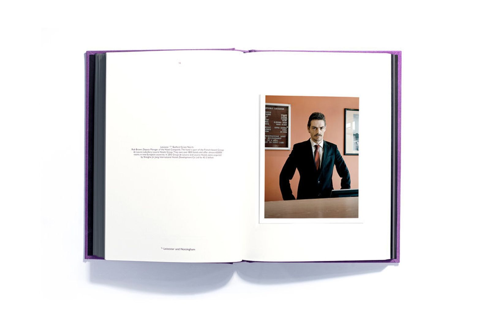 © John Angerson, spread from the book English Journey
