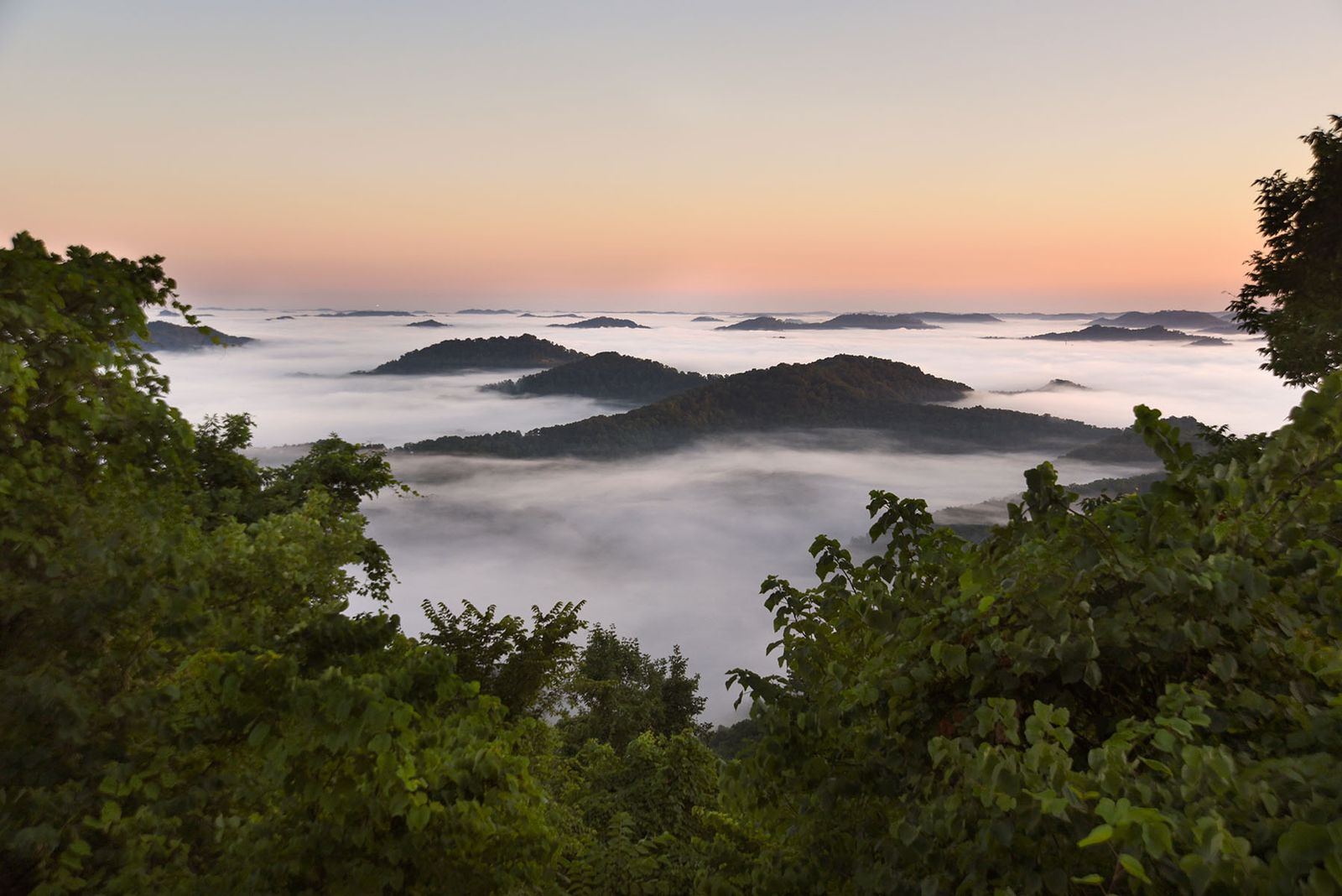 Sunset over Appalachia