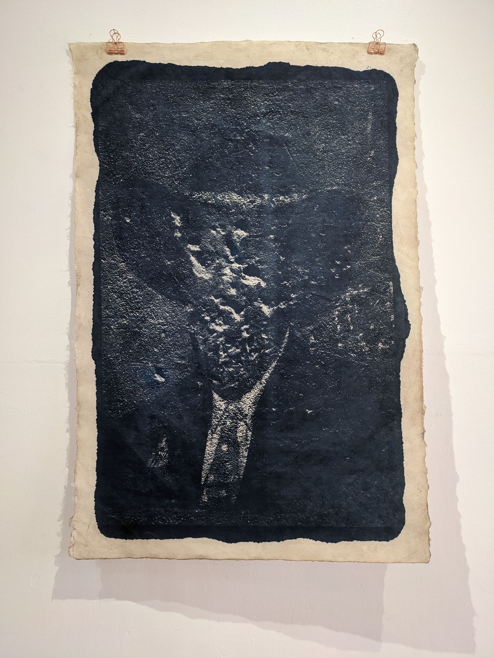 © Tomasz Laczny - Large format cyanotape (tonned in coffe) printed on handmade japanese kozo paper 96x69cm