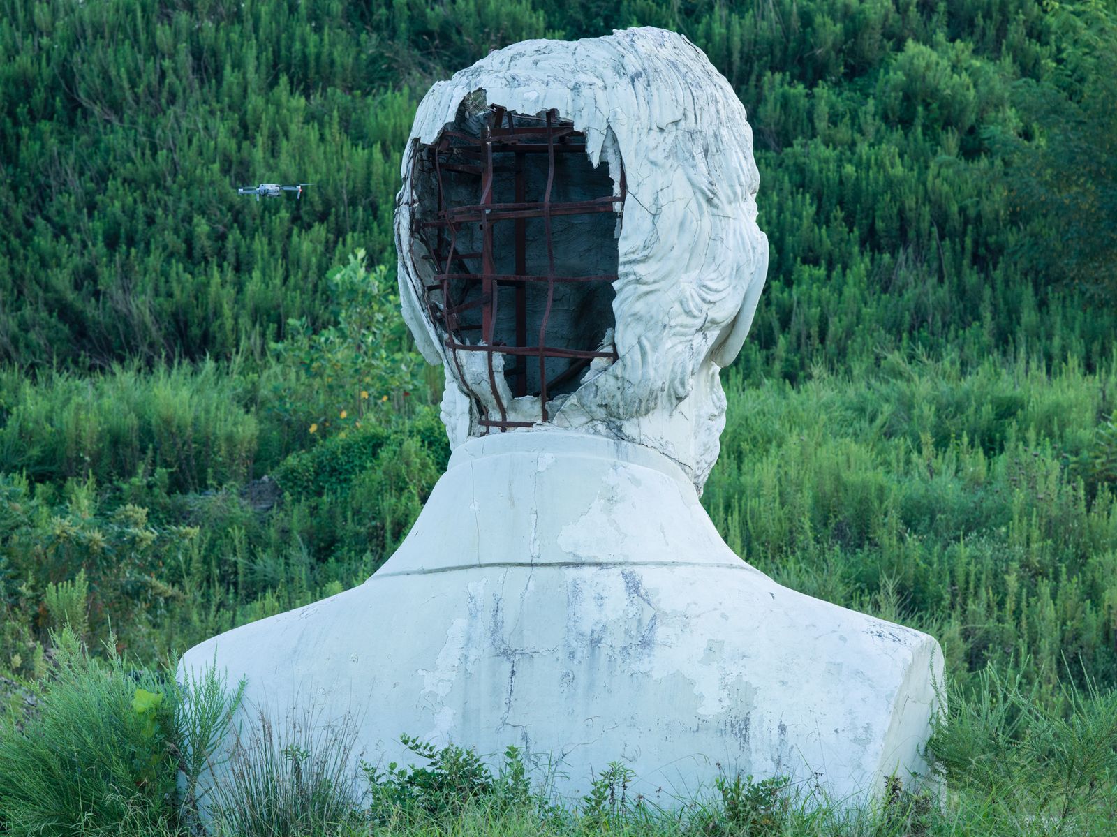 © Andrea Orejarena - Orejarena & Stein. Abraham Lincoln Statue & Drone. 2021.