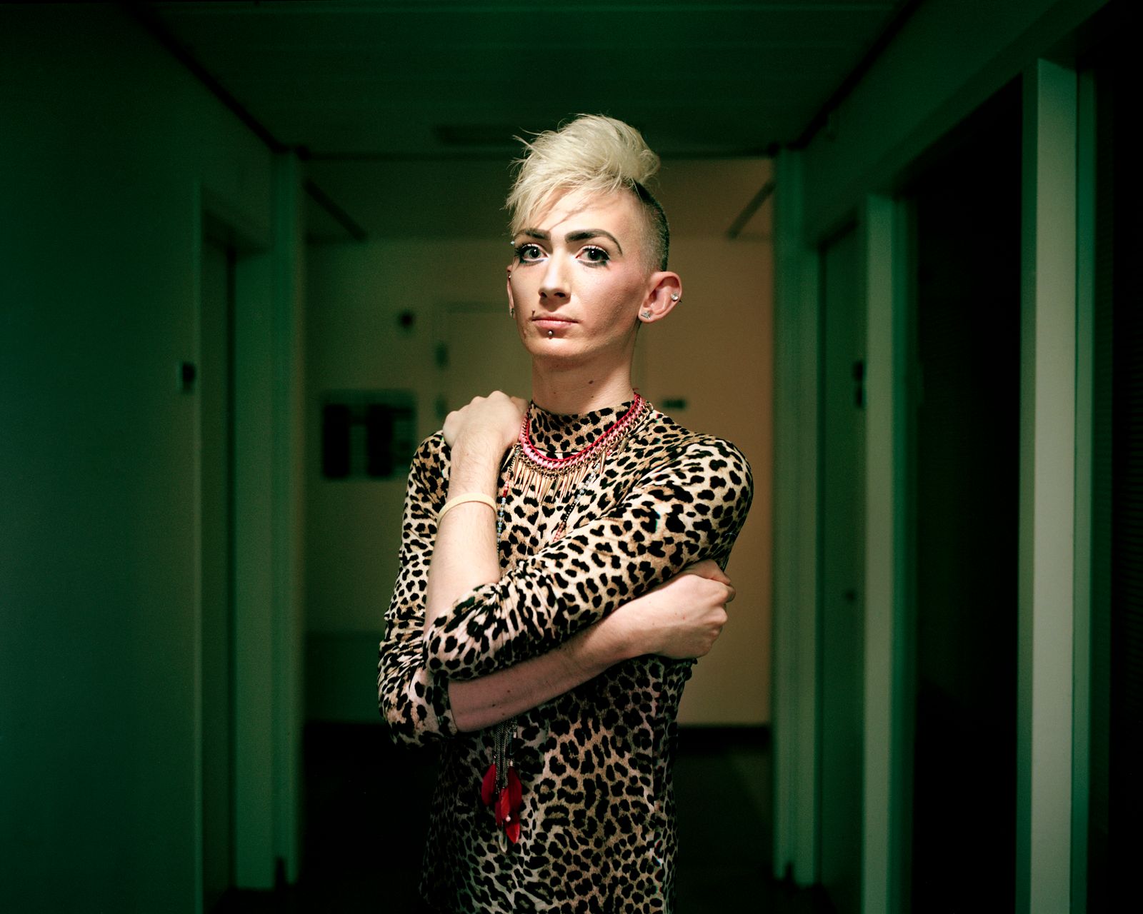 © Mafalda Rakoš - Ramon, affected by anorexia, chose to be photographed in his former clinic in the Netherlands. 2018.
