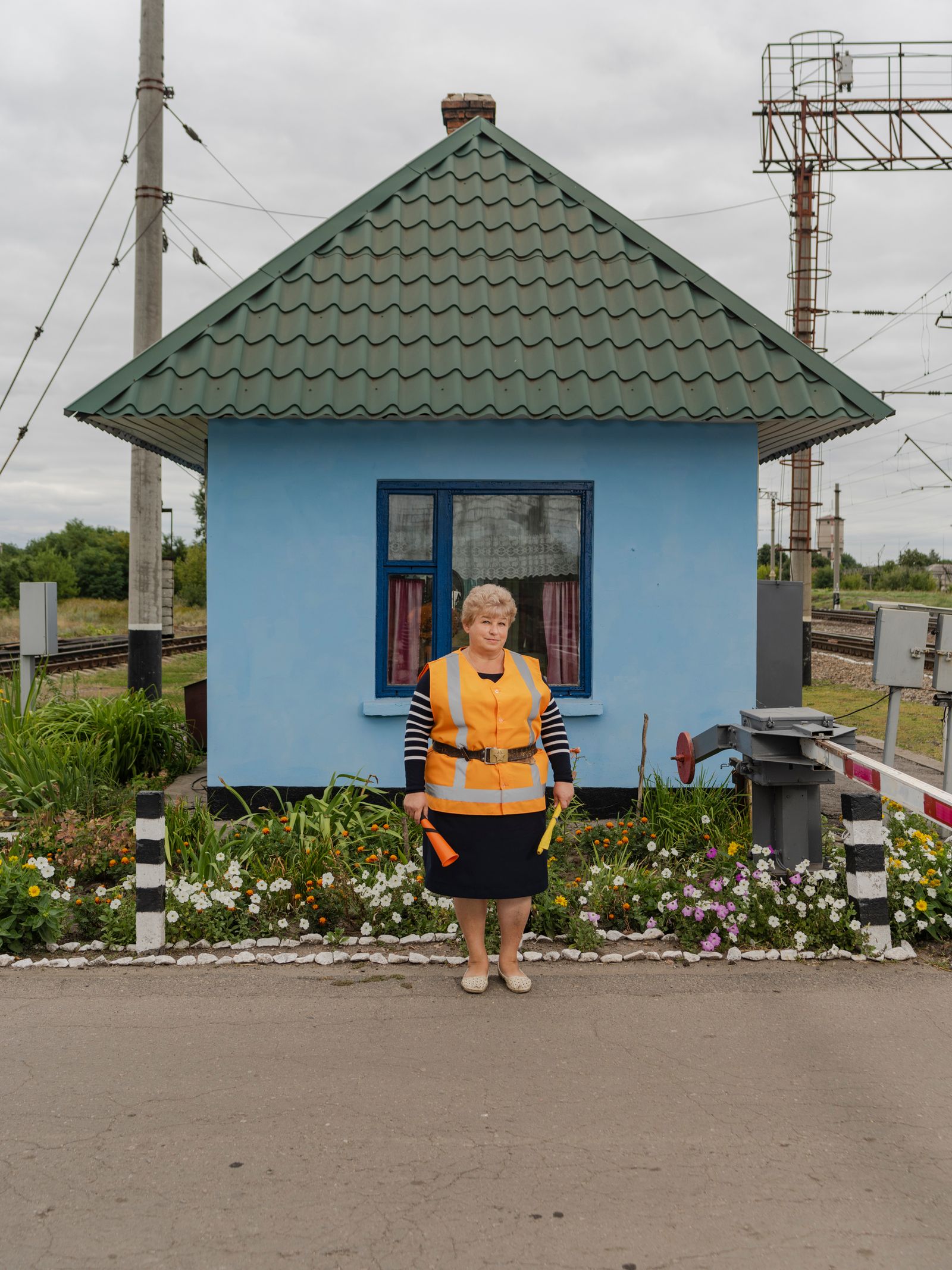 © Sasha Maslov - Gunbina Valentina Mykolaivna 83 km crossing, Kolomak Station Southern Railways