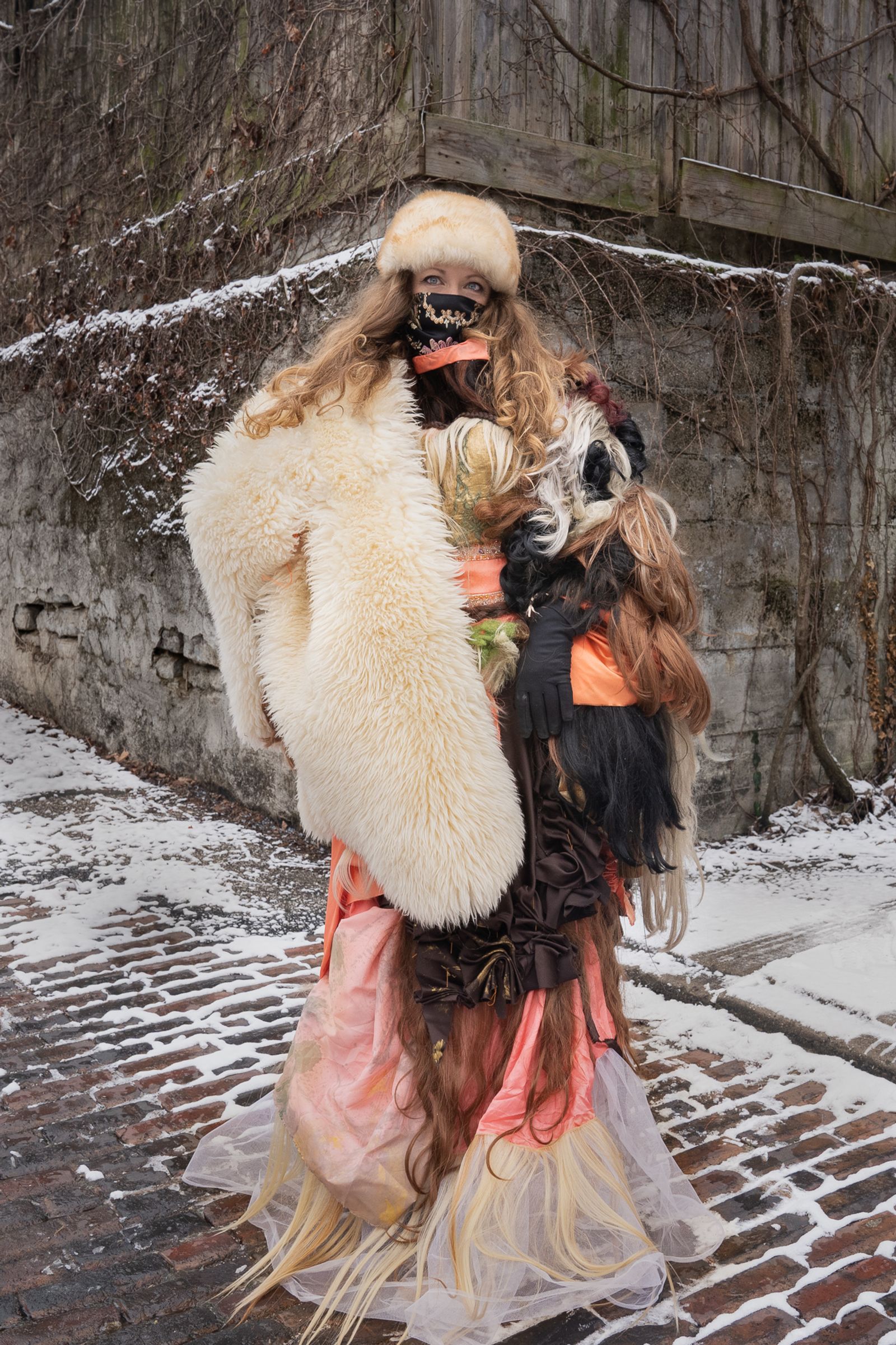 © Tina Gutierrez - Image from the Corona Virus Wearable art response project photography project