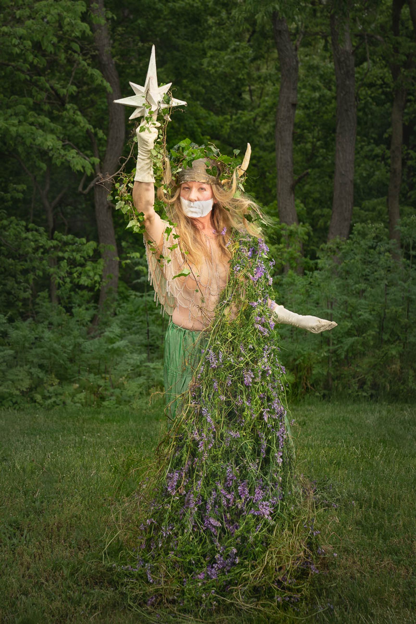 © Tina Gutierrez - Image from the Corona Virus Wearable art response project photography project