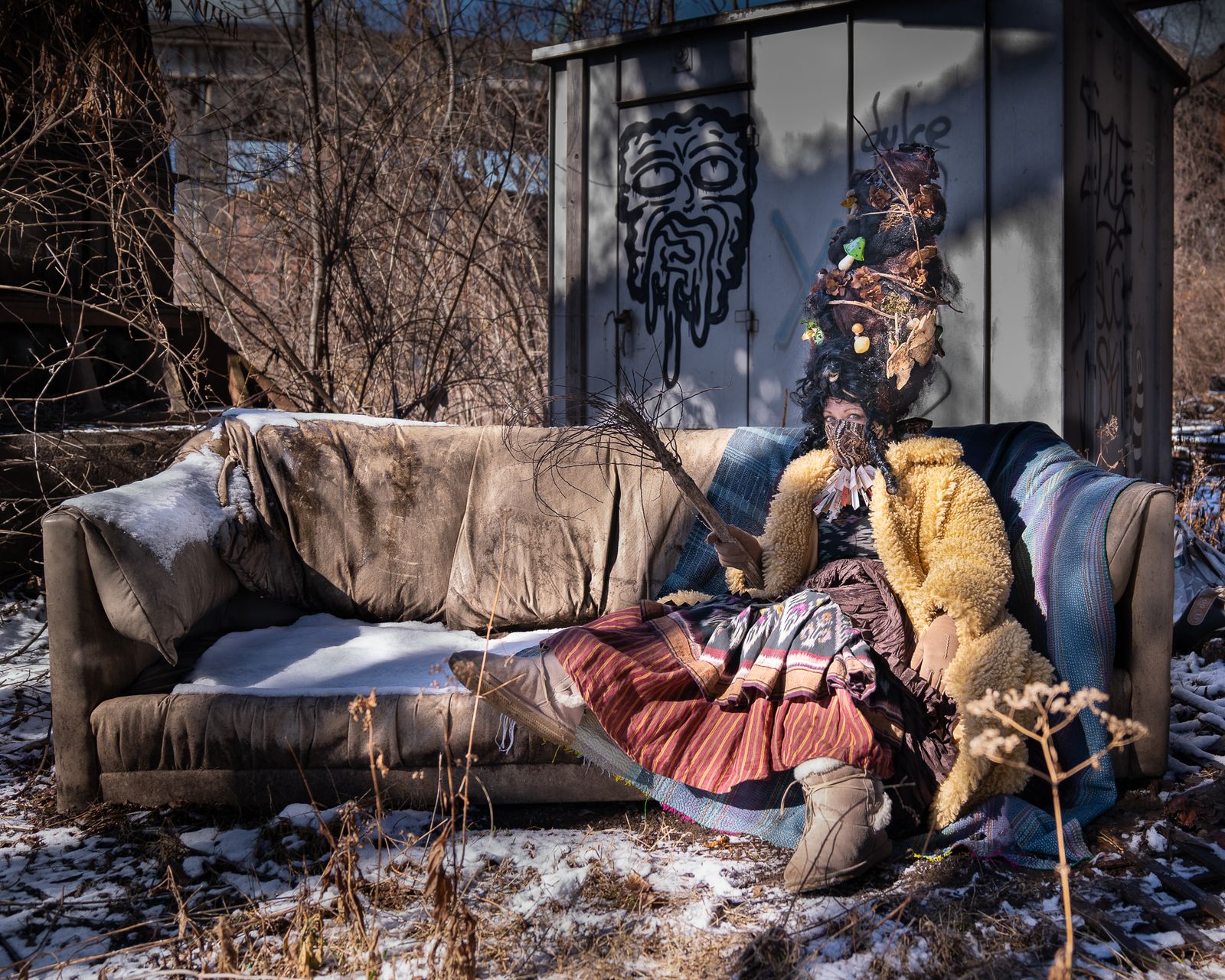 © Tina Gutierrez - Image from the Corona Virus Wearable art response project photography project