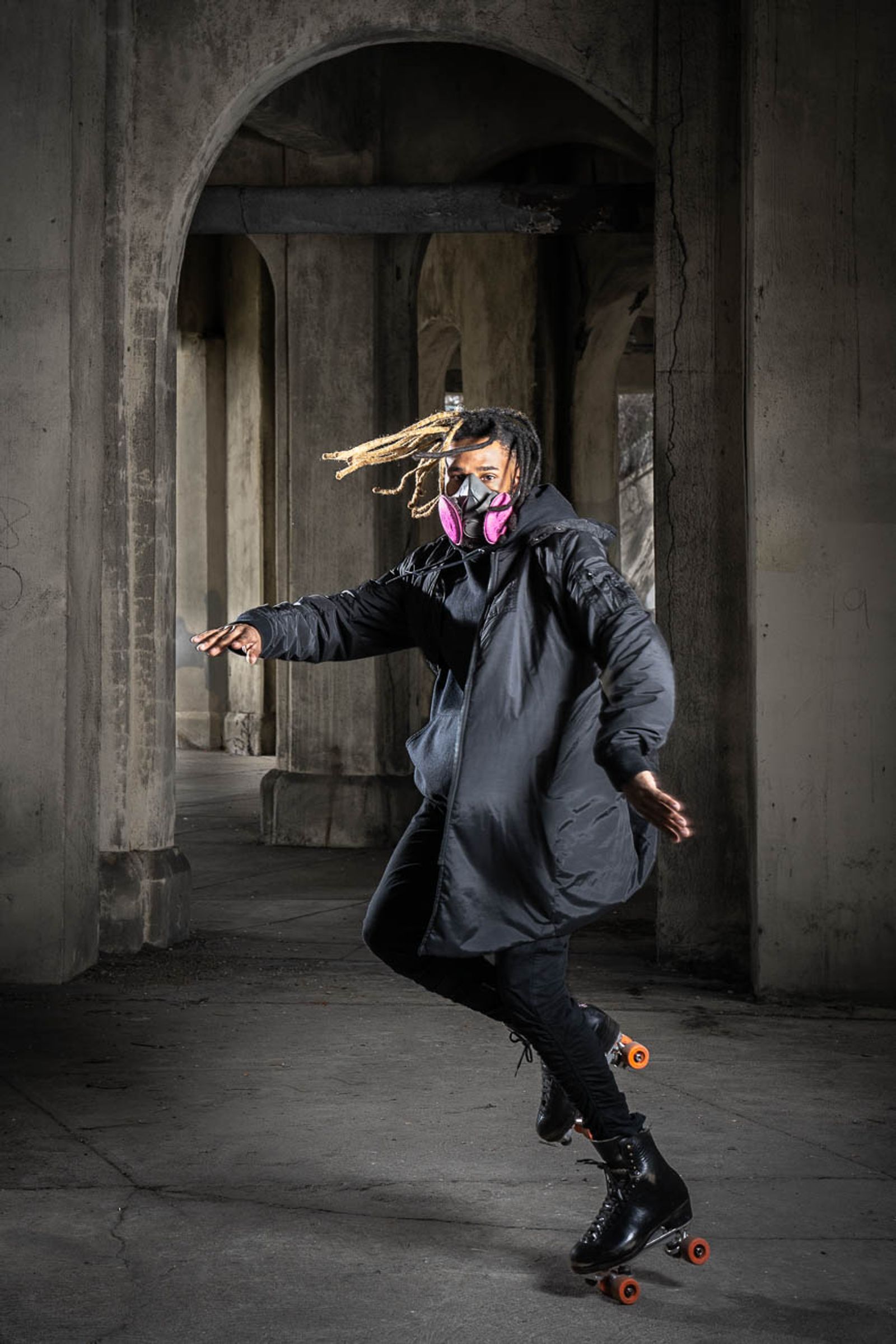 © Tina Gutierrez - Image from the Corona Virus Wearable art response project photography project