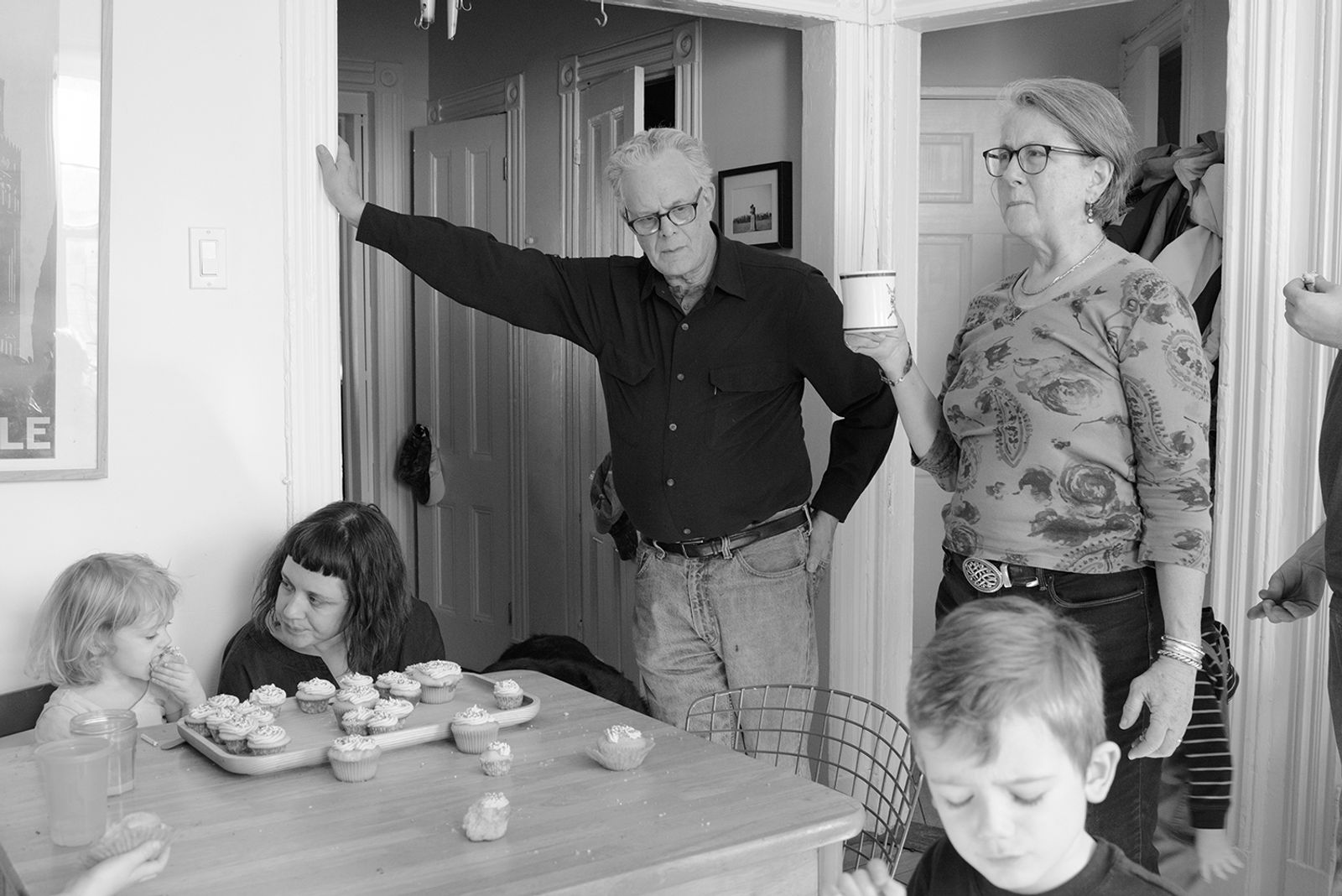 © Alice Proujansky - My daughter, sister, dad, mom and son celebrate my daughter's third birthday at my apartment in Brooklyn, NY in 2018.