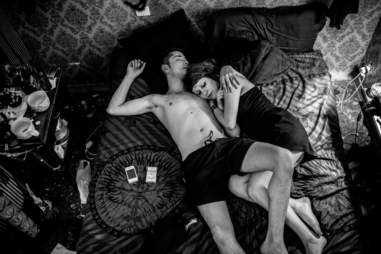 © Gianluca Abblasio - 2014 Rome - Italy. Dario sleeping with Alice.