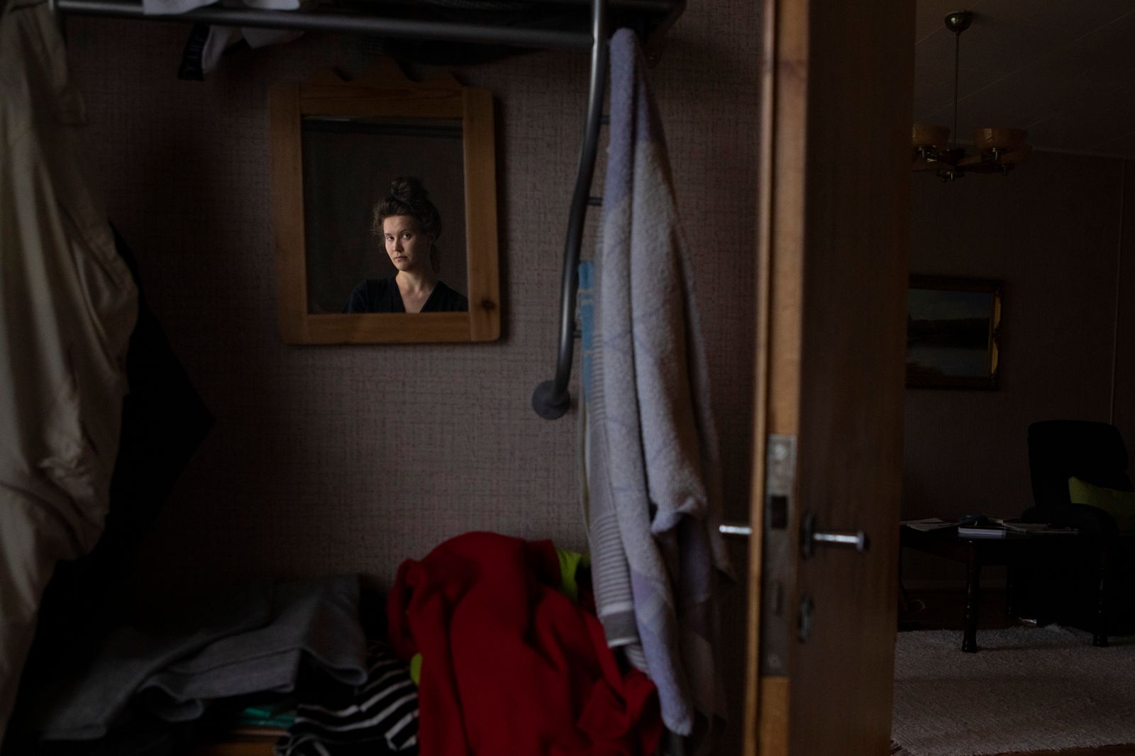 © Saara Tuominen - Image from the I saw my own reflection, warping as the lake lived photography project