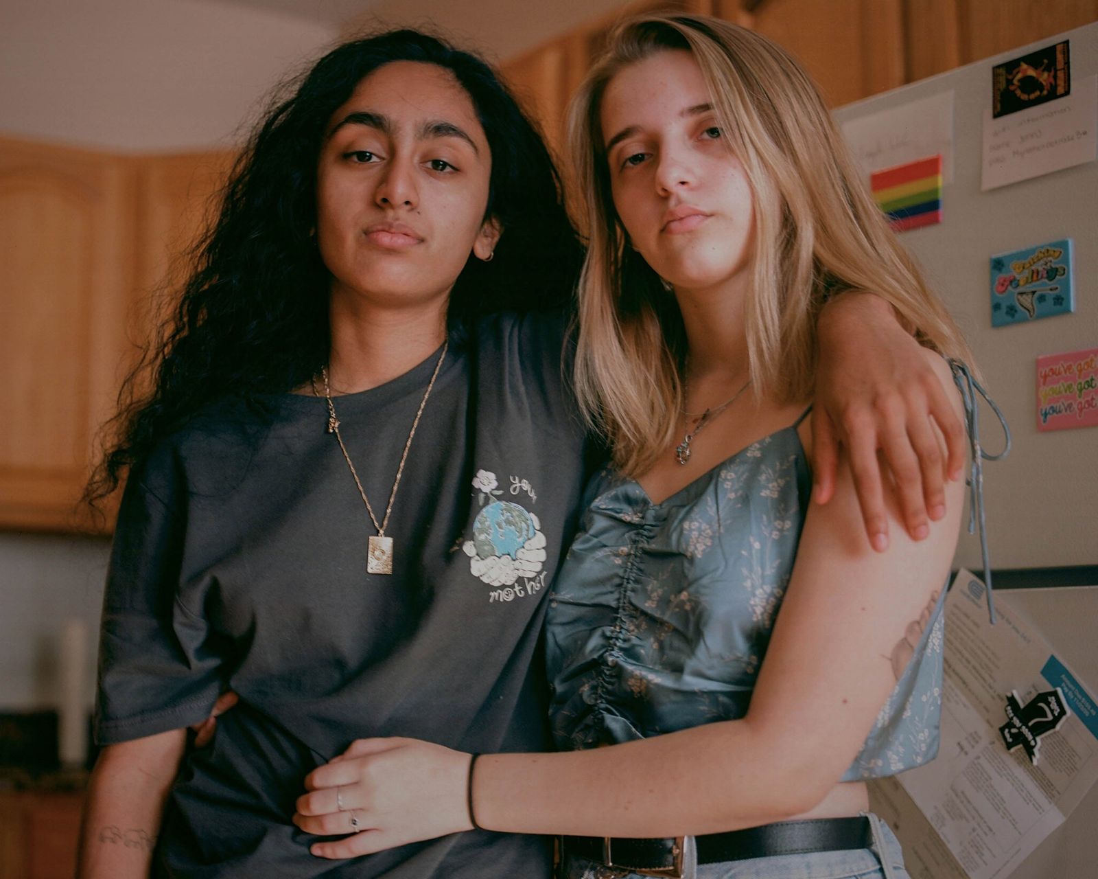 © Laila Annmarie Stevens - Nikki Rathi, 20 (She/Her) and Caera Strainchamps, 20 (She/Her) - Astoria, Queens, NY.