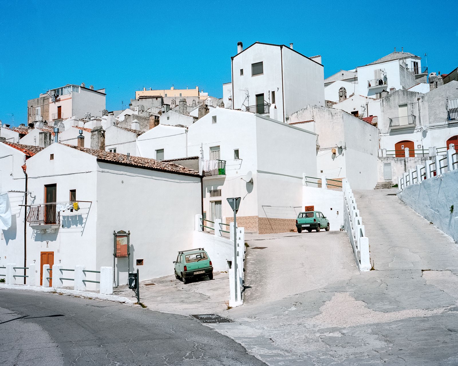 © Francesco Conti - two green Pandas, Monte Sant'Angelo (Foggia), 2016. 120 negative film