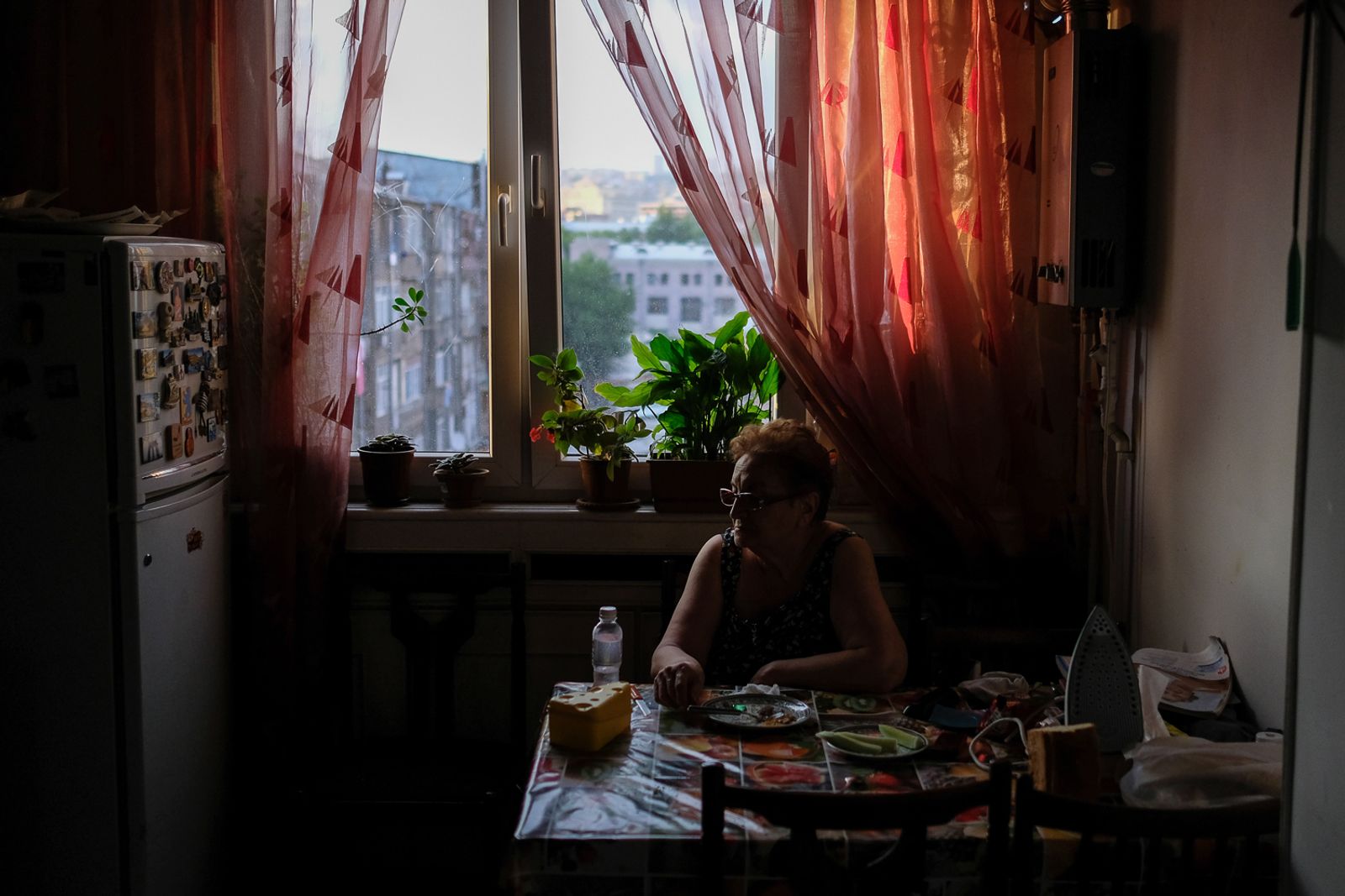 © Hrant Khachatryan - She has her own place in the kitchen where she eats, drinks coffee, has some snacks and solves crosswords.