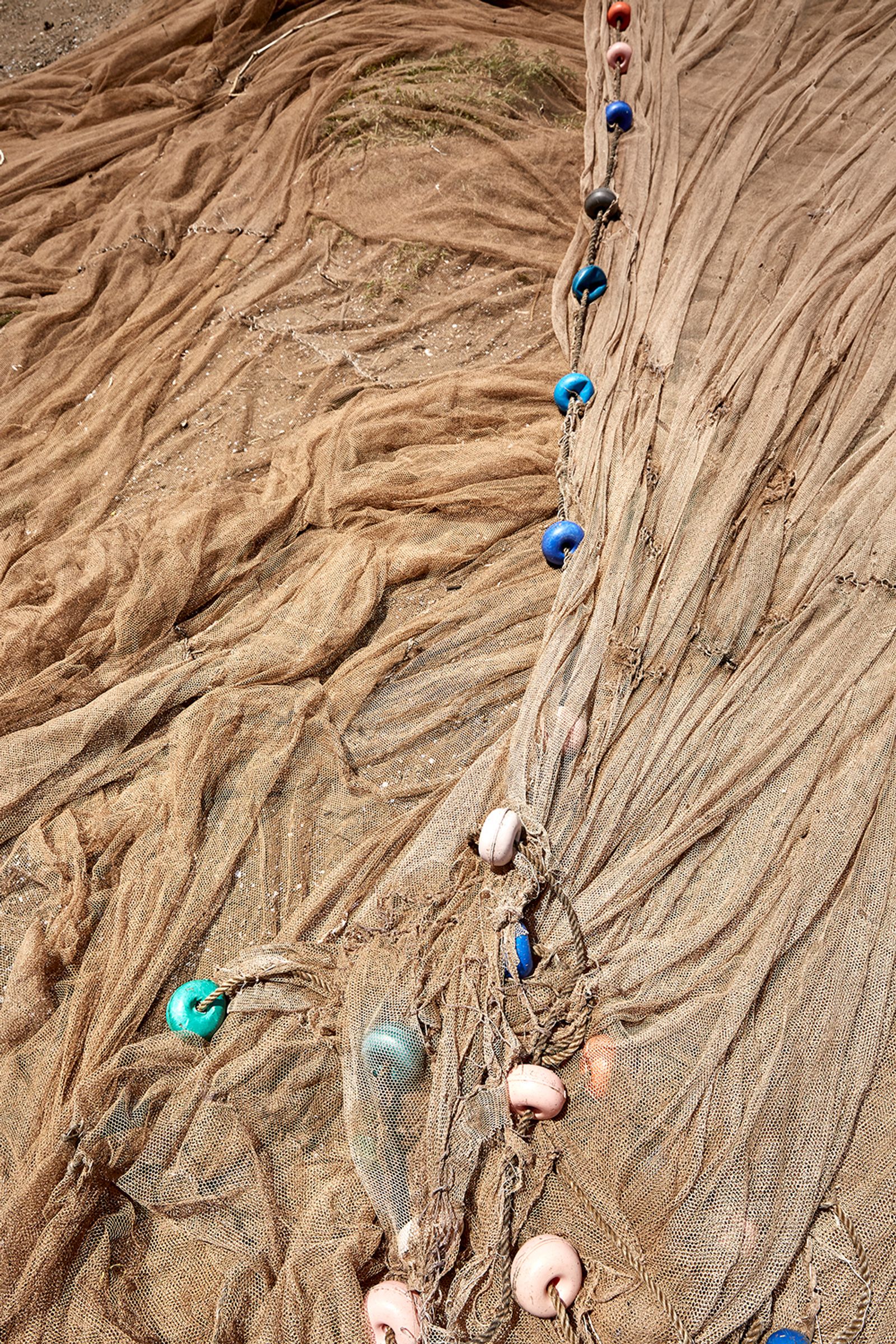 © Julia Gunther - Fishing nets lay out to dry, Nduru Beach, Kenya, 2019.