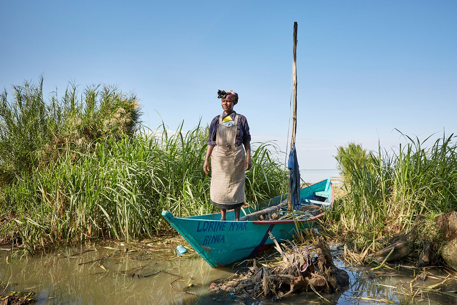 © Julia Gunther - Lorine Abuto has one of the few No Sex For Fish boats that are still functioning in Nduru Beach, Kenya, 2019.
