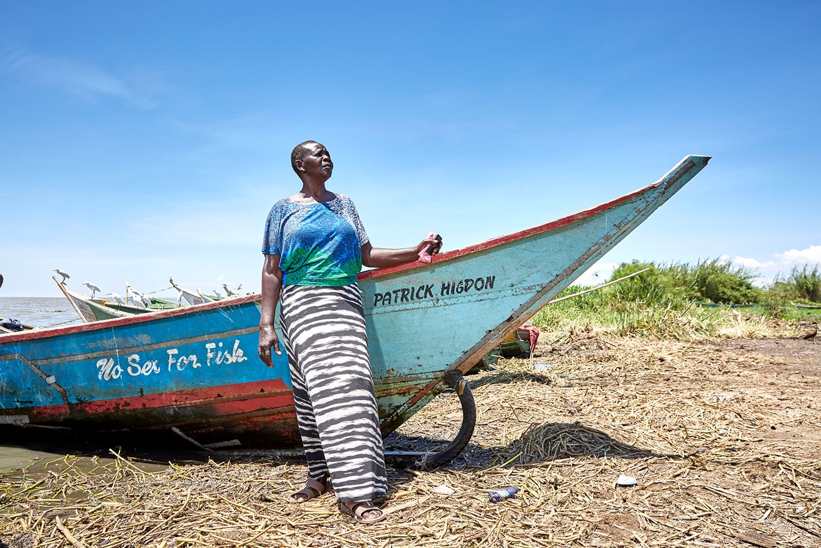 © Julia Gunther - Justine Adhiambo Obura, chairwoman of the No Sex Fish cooperative, Nduru Beach, Kenya, 2019.