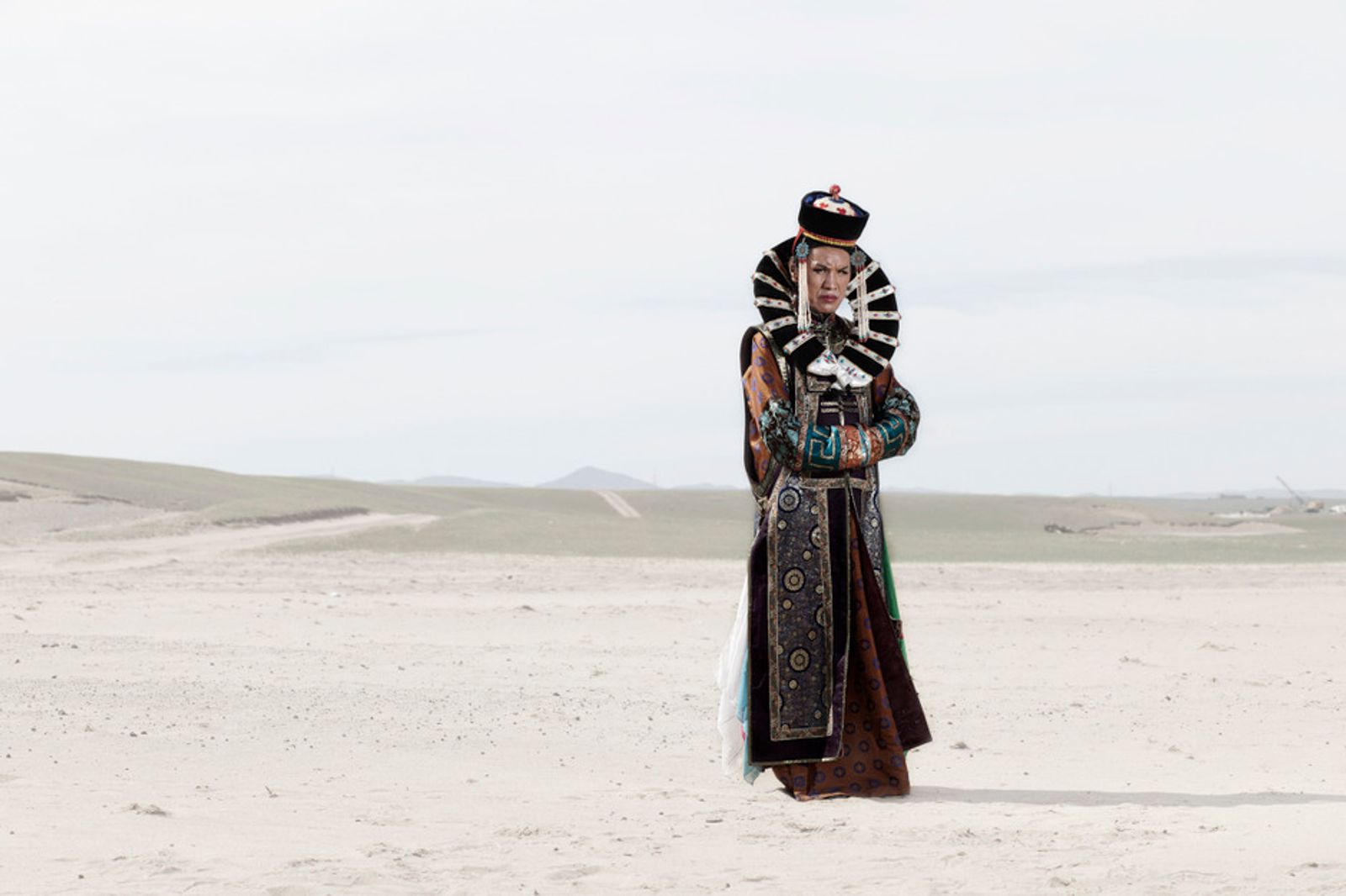 © Alvaro Laiz - Naaram, dressed with a traditional mongolian queen dress.