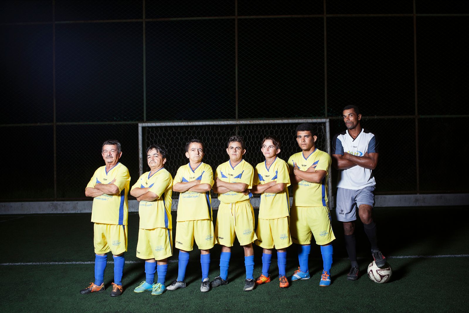 Football players from Itabaianinha. © Luisa Dorr, from the series, Land of Giants