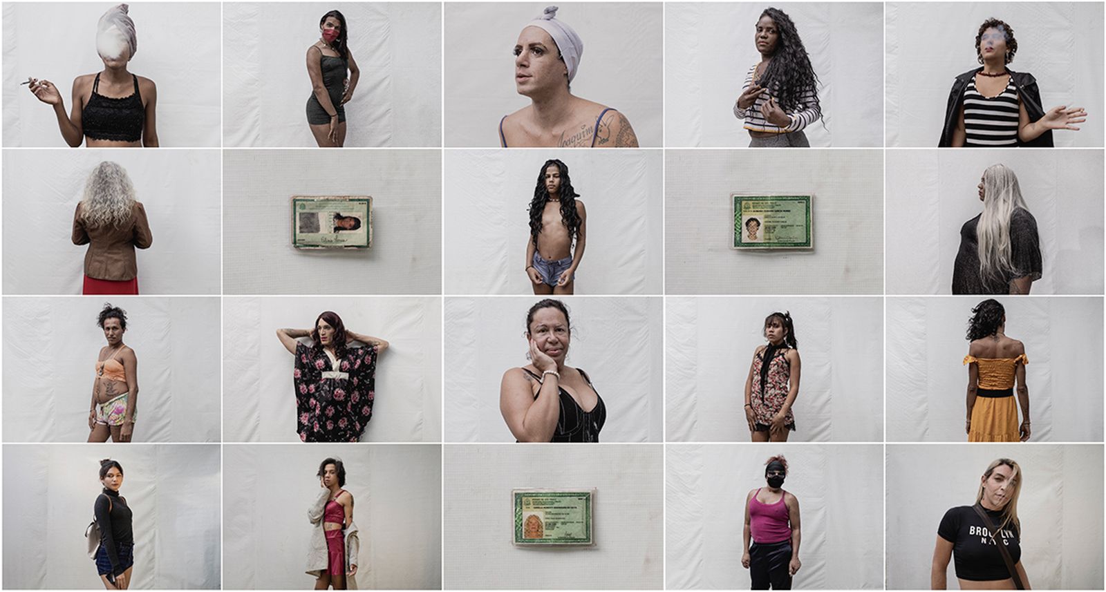© Dan Agostini - Portraits of women who have already participated in the project and documents with a social name.