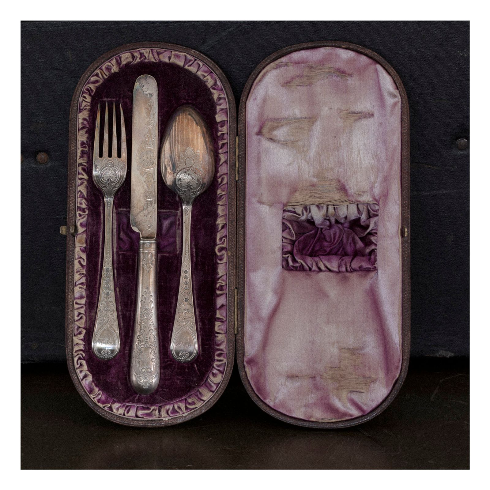 © Todd Bradley - Silverware set the Firths Gave my grandfather to bring home to his new baby girl.