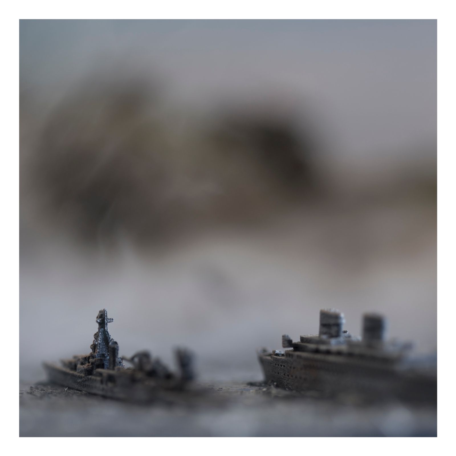 © Todd Bradley - Diorama-Ships in the English Channel.