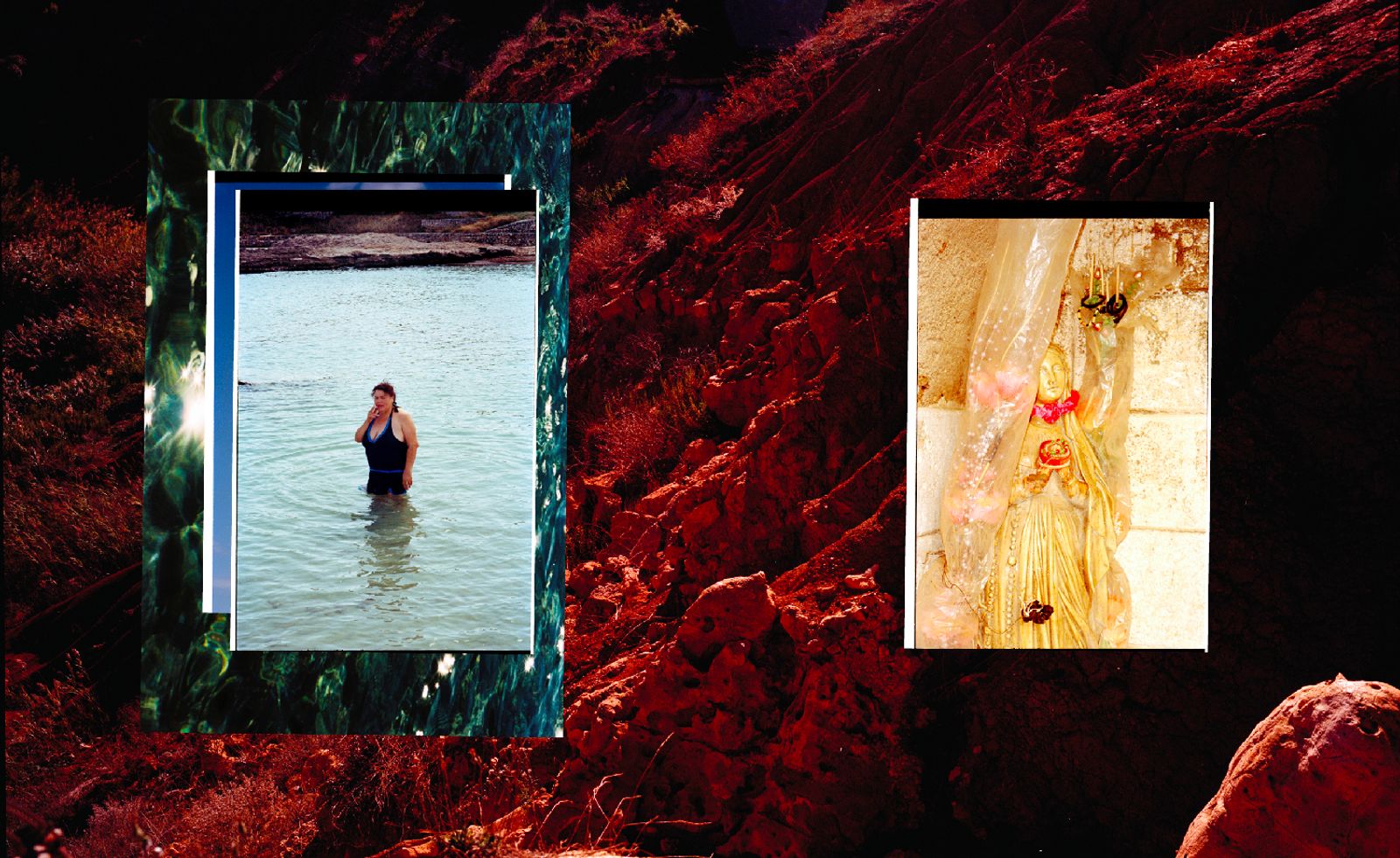 © Marie Hervé & Elsa Martinez - Image from the SAND OF NOISES - The sea : flat   the earth : flat photography project