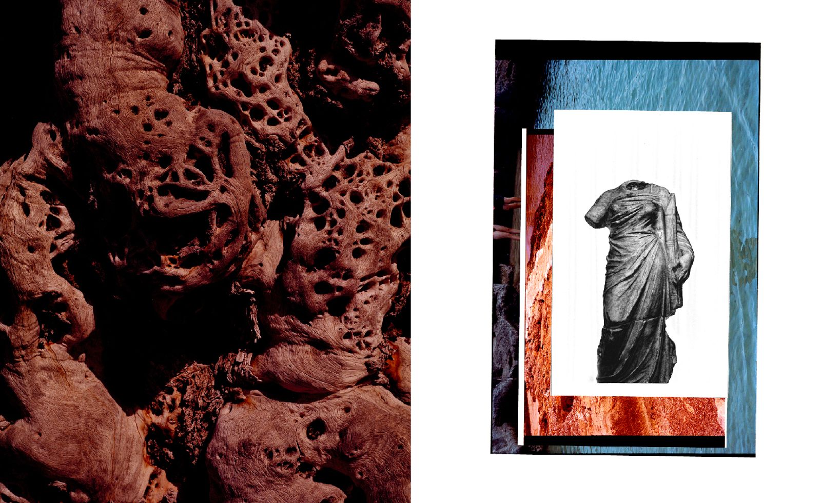 © Marie Hervé & Elsa Martinez - Image from the SAND OF NOISES - The sea : flat   the earth : flat photography project