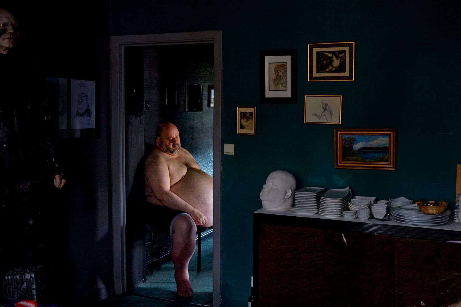 © Giovanni Troilo - Philippe in his beautiful house in Marchienne au Pont.