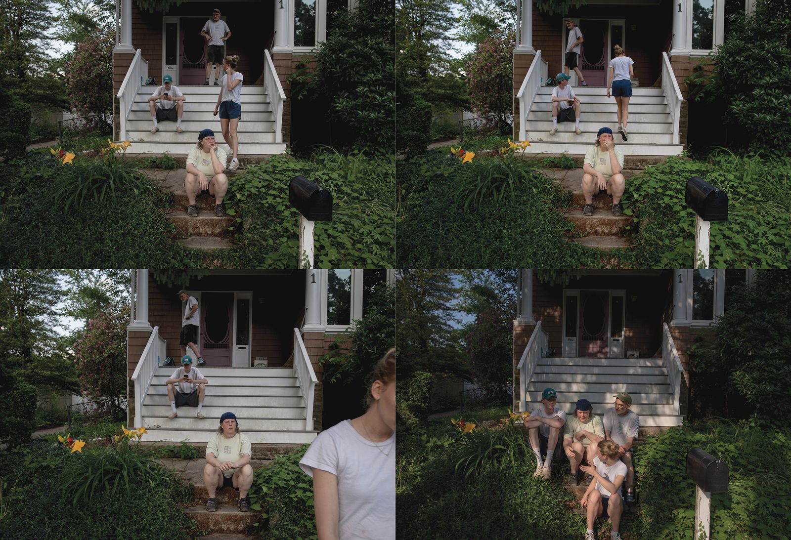 © Sarah Miller - A family portrait on the front steps of my childhood home, on the last day that we all lived together.