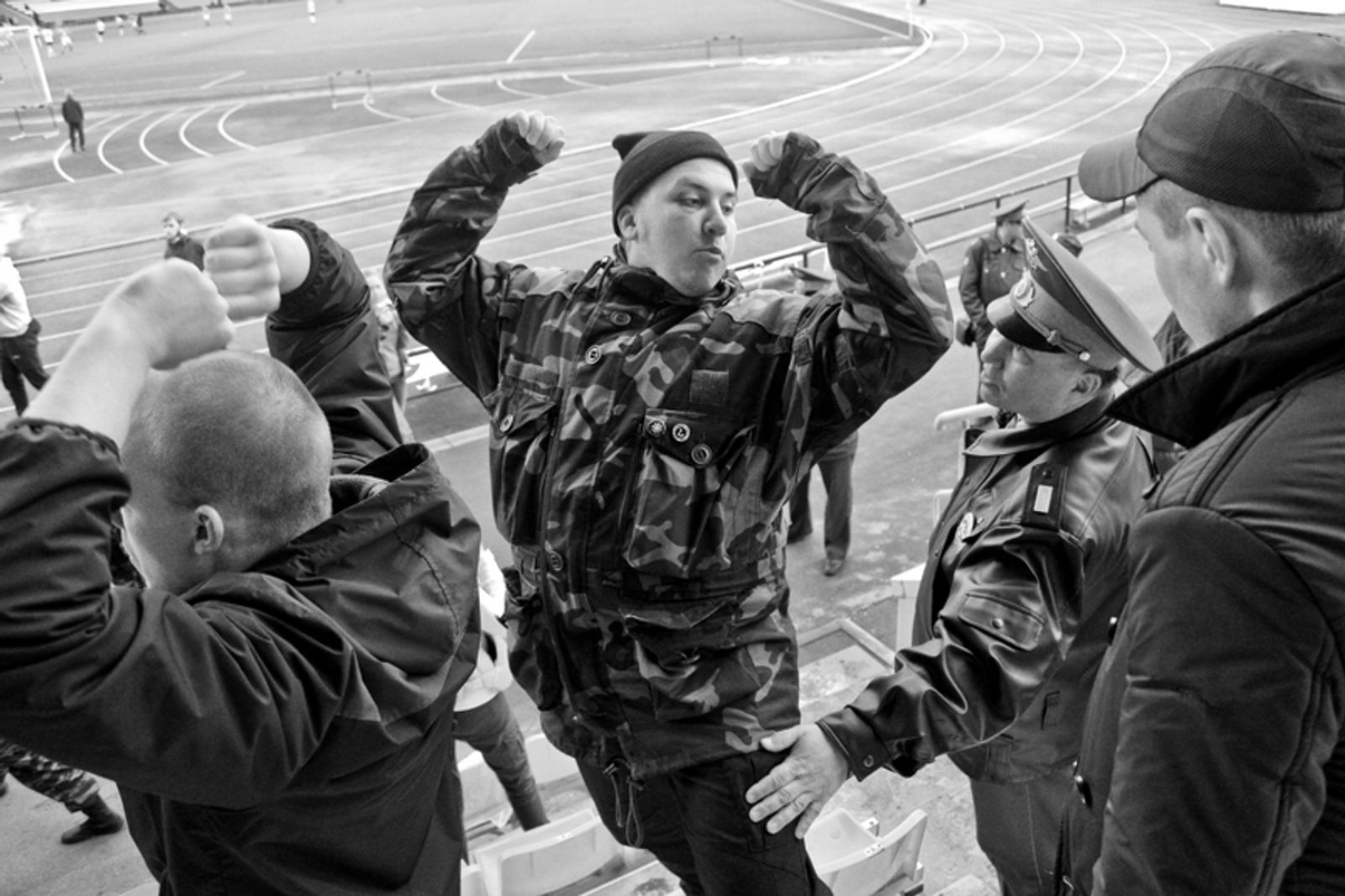 © Pavel Volkov - Football fan police detention