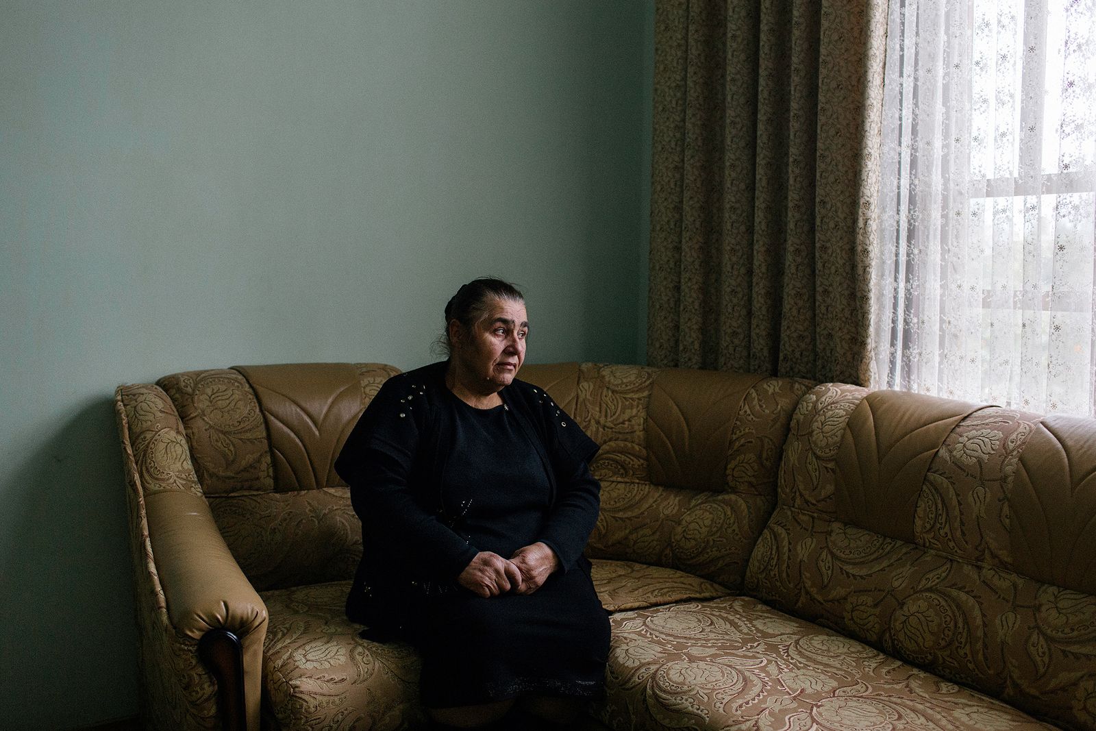 © Ksenia Kuleshova - Abkhazia,Ochamchira village, 19/01/2016. Portrait of a woman, who lost her son in Georgian-Abkhazian war 1992/93.