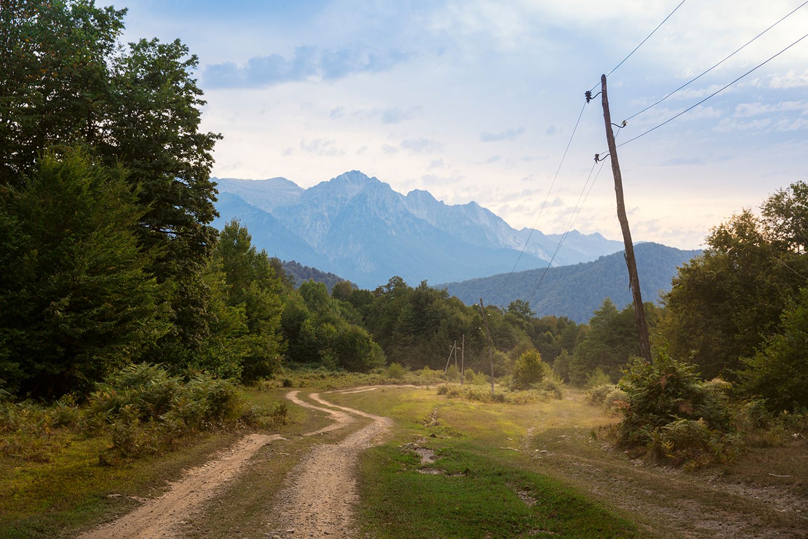 © Ksenia Kuleshova - Abkhazia, Pskhu, 05/09/2015.The road to the village Pskhu. In the summer of 1942, Wehrmacht occupied the village.