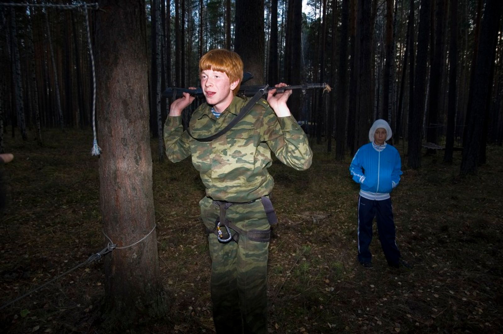 © Denis Tarasov - Cadet during exercise with Kalashnikov. Sverdlovsk region, Russia.