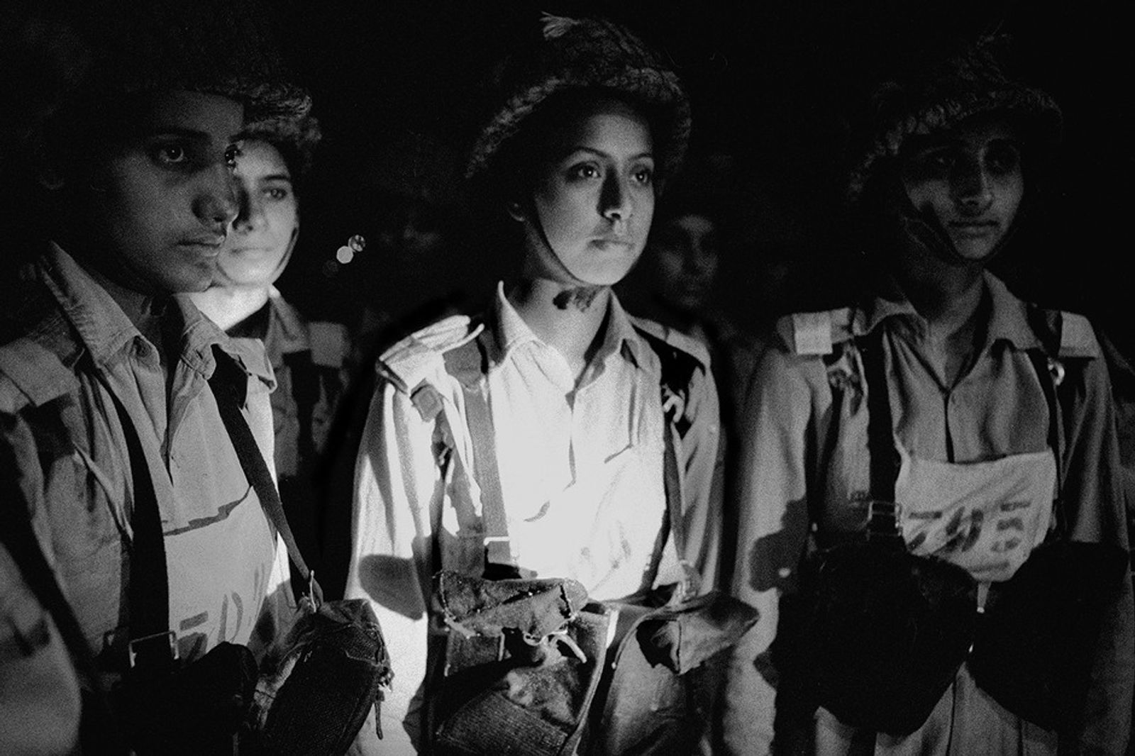 © Poulomi Basu - Training during night firing. Kharkan, August 2009. Training during night firing. Kharkan, August 2009.