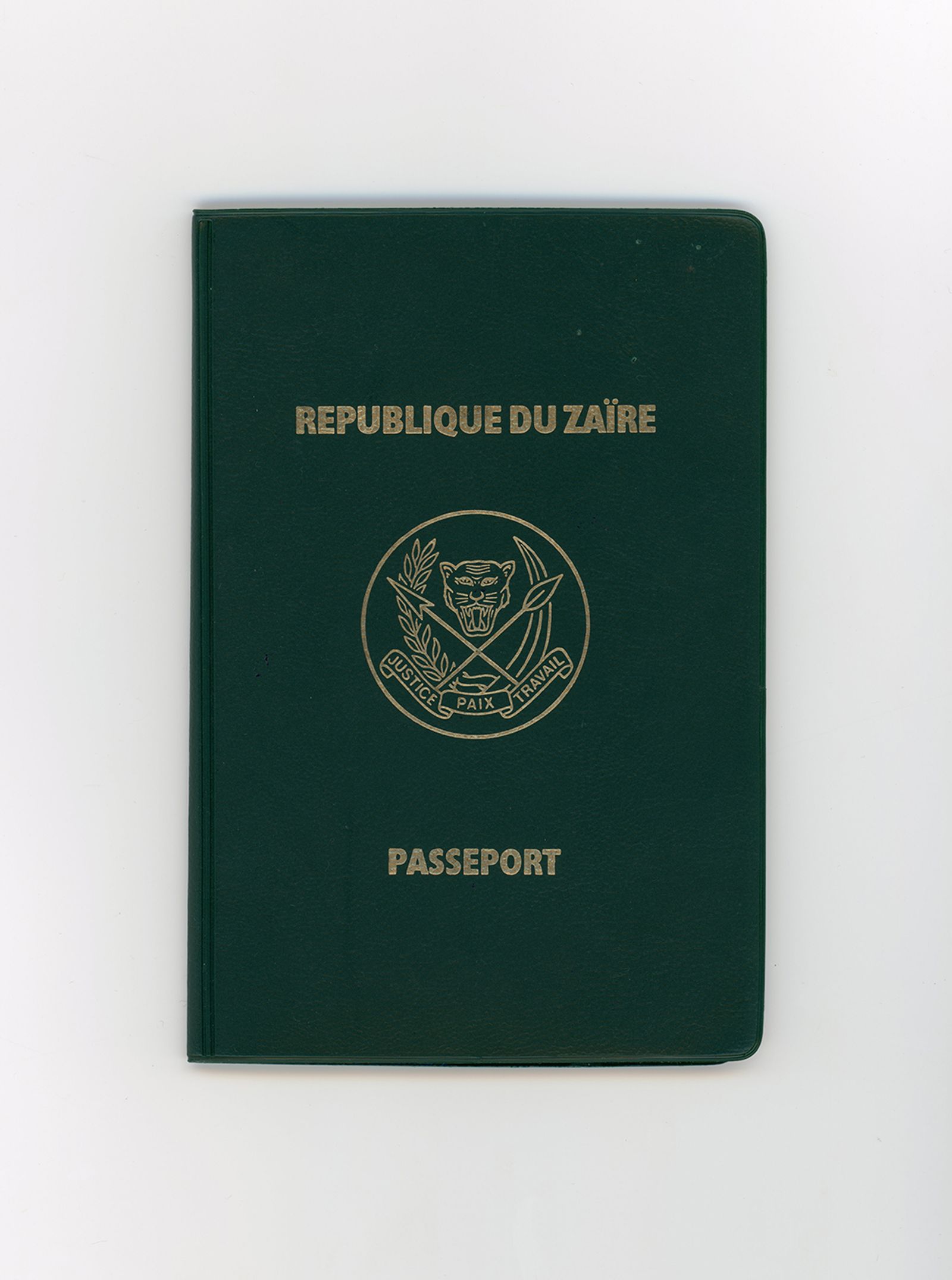 © Chrystel Mukeba - Old father's passport with the former name of Congo Rdc "ZAIRE"