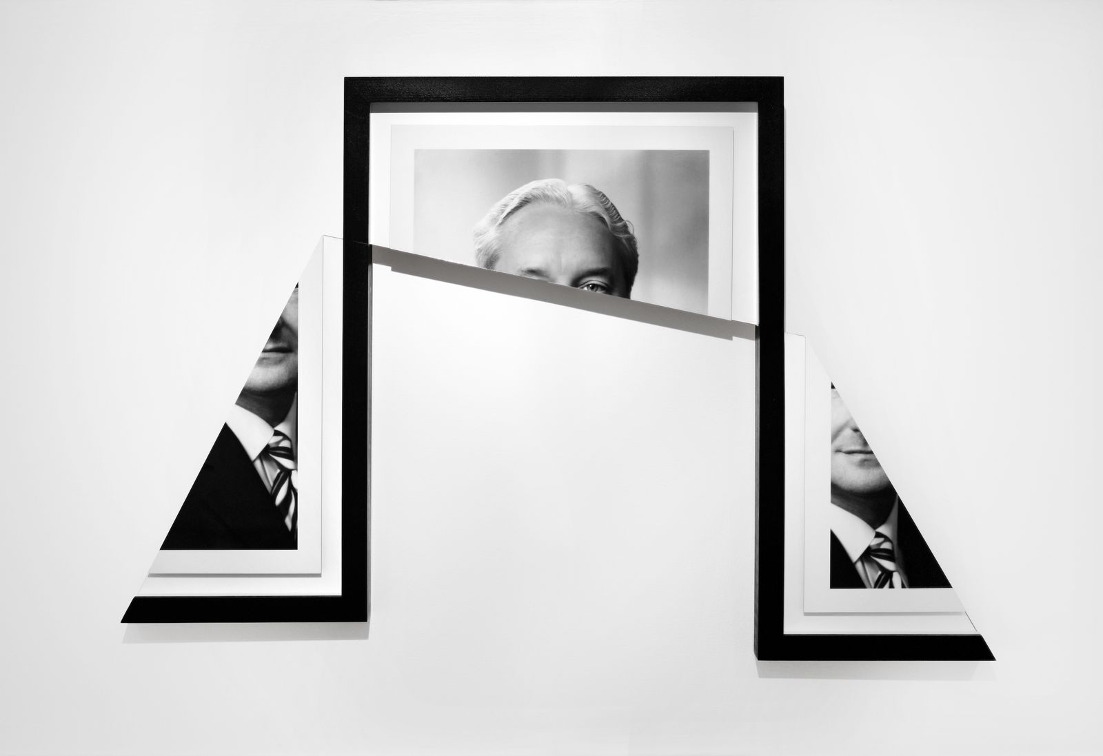 © Jonny Briggs - Balancing Act (photographs of my paternal grandfather, two of which re-photographed with my eye looking through the print)