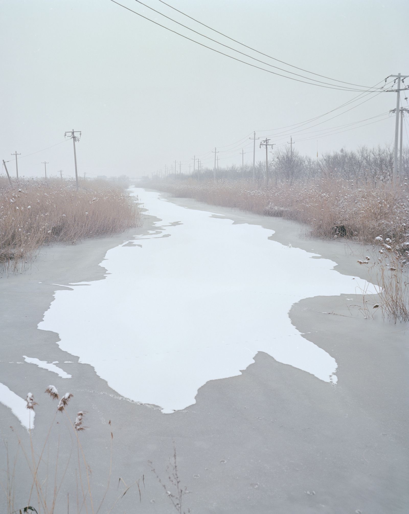 © Tianxi Wang - Snow over frozen river. 2021