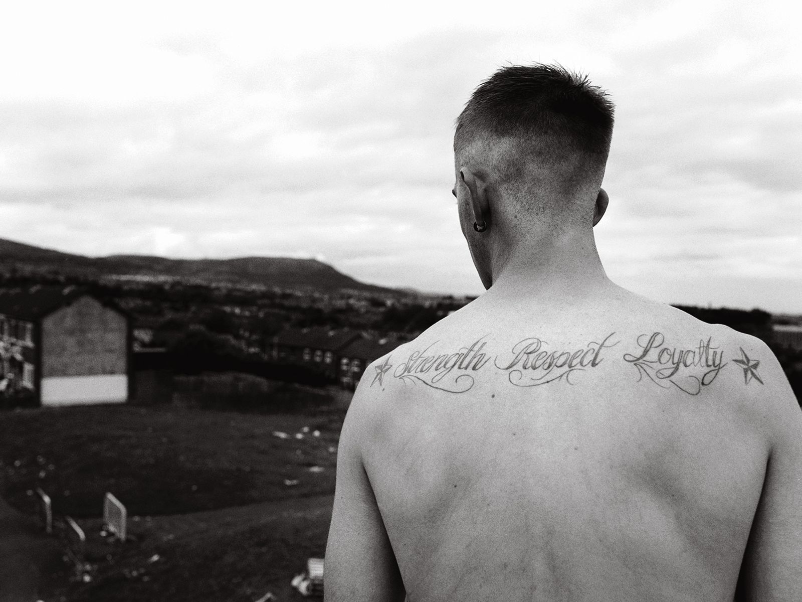 © Toby Binder - Belfast, Highfield. "Strength, Respect, Loyalty".