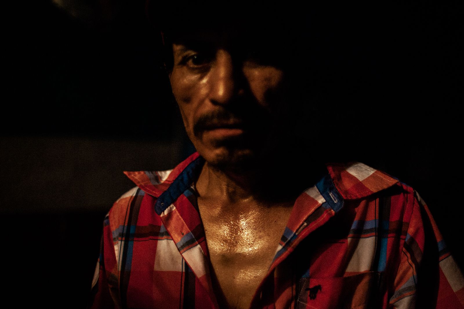 © Celine Croze - Portrait of Octavio, pimp and crack dealer. Tijuana Mexico. 2018