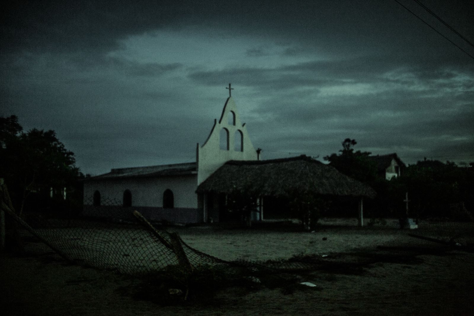 © Celine Croze - Church of a lost island in Mexico. Chacahua, Mexico, 2017