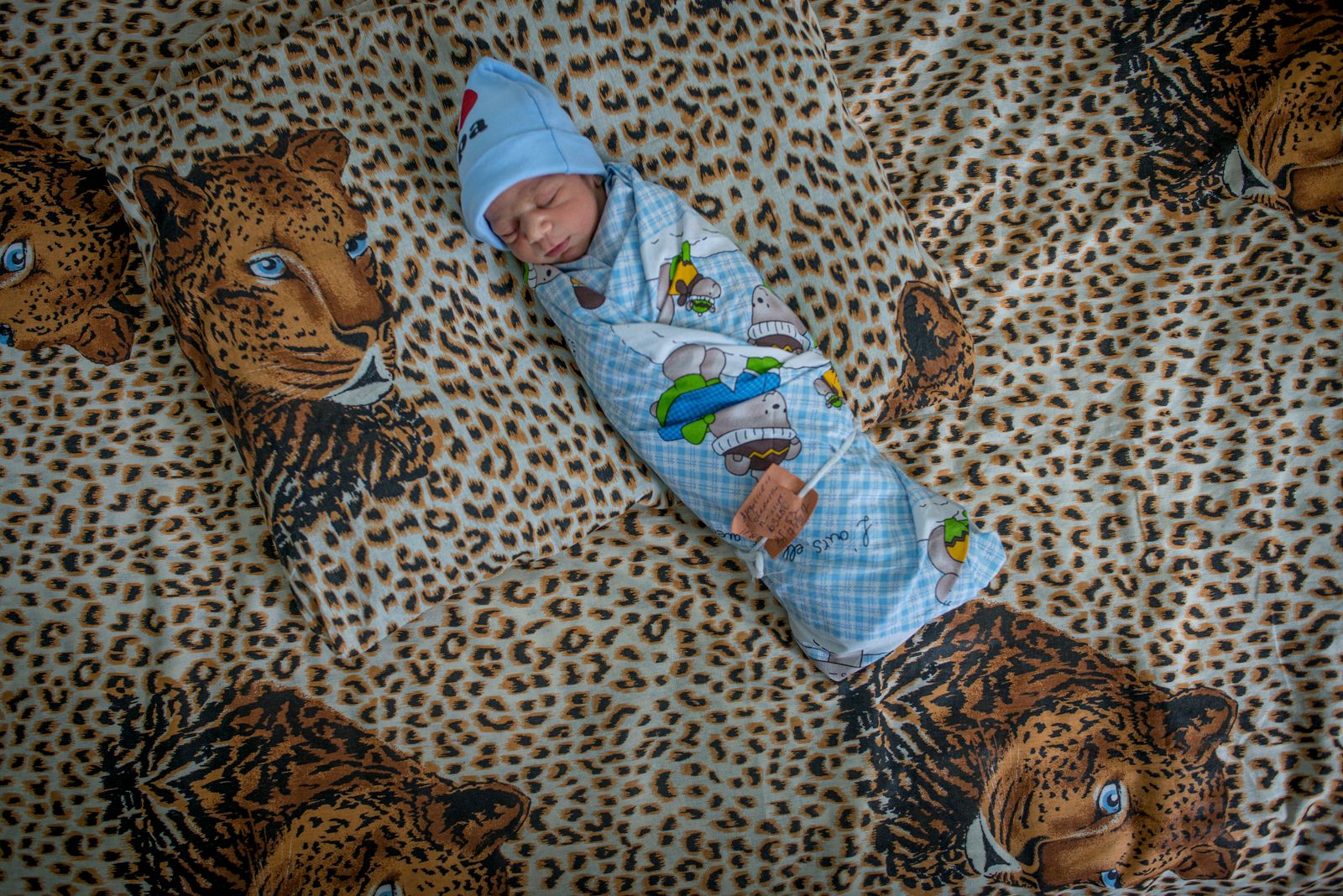 © Anush Babajanyan - New-born boy in the maternity hospital of Nagorno Karabakh capital Stepanakert, on August 19, 2017.