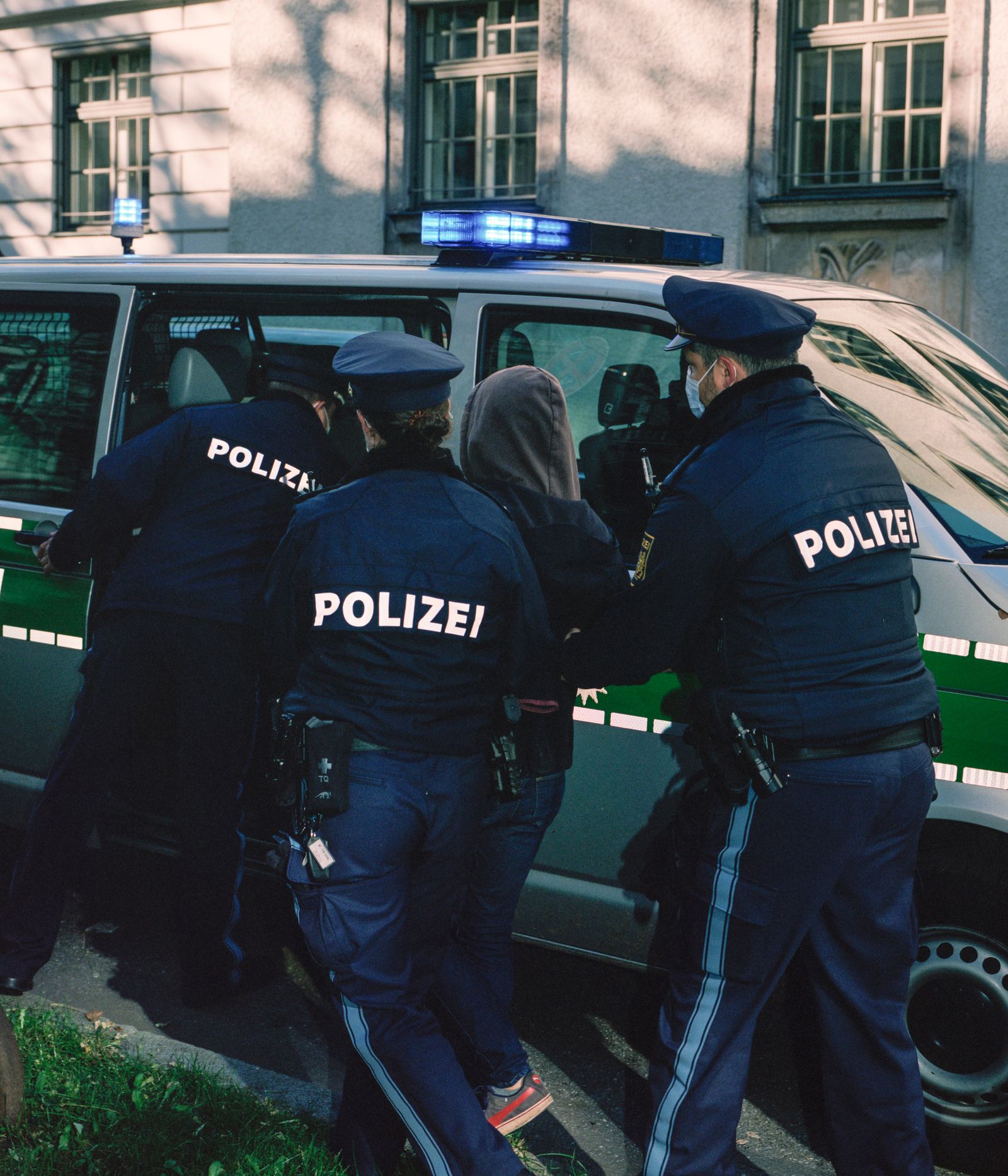 © Max Ferdinand Langer - Arrest of a member of a demonstration in Munich