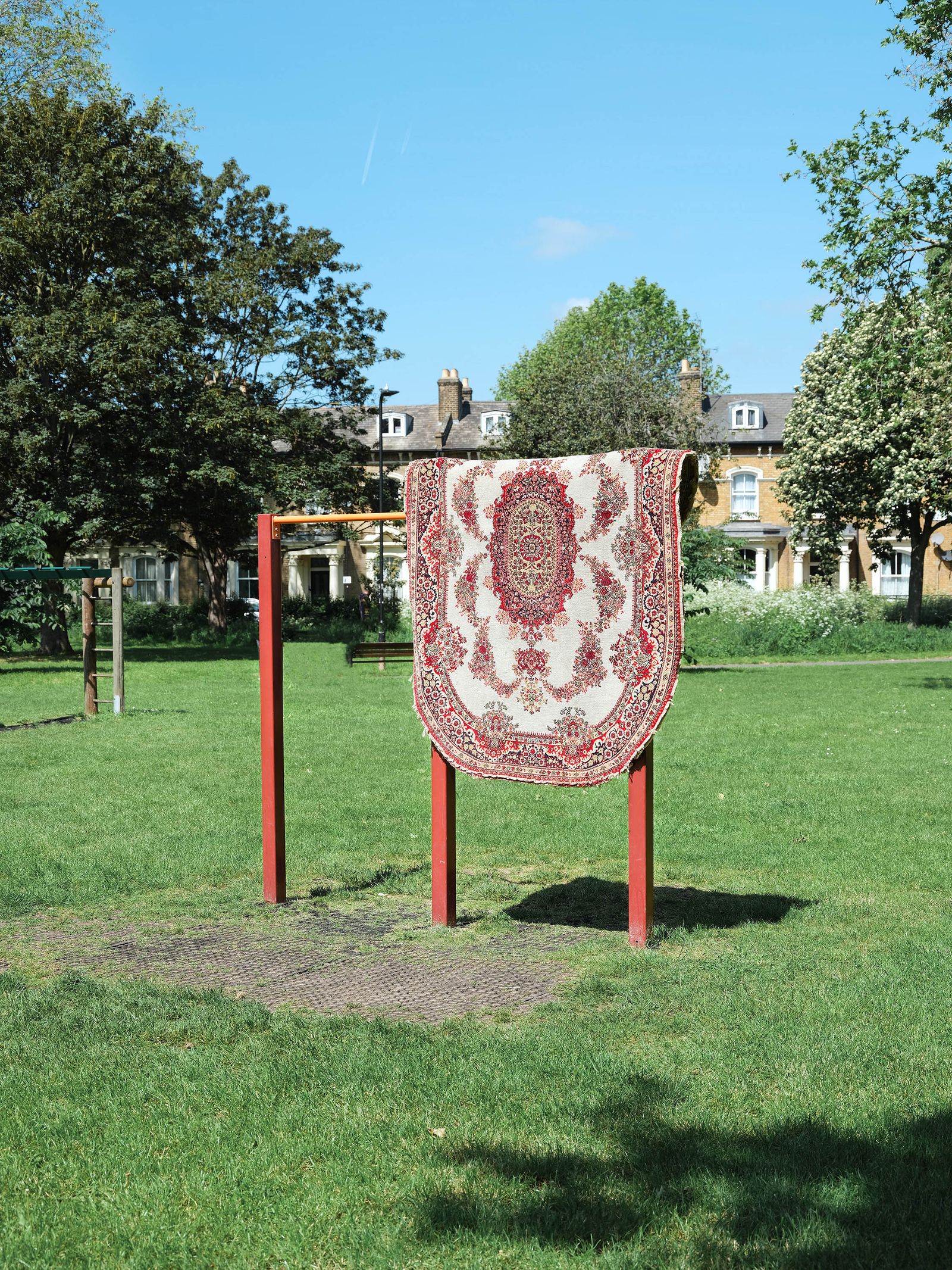 © Varvara Uhlik - Carpet Beating Yard. A meeting point for neighbours to beat out their carpets.