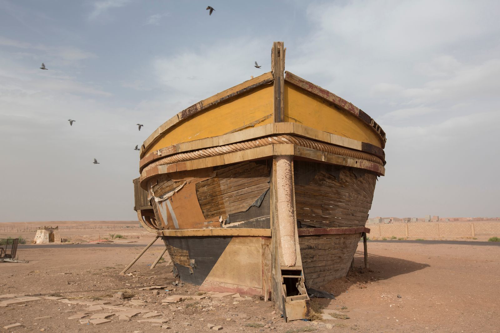 © Matilde Gattoni - Ouarzazate - Located within the Atlas Corporation Studios, this boat was used for the movie Cleopatra.