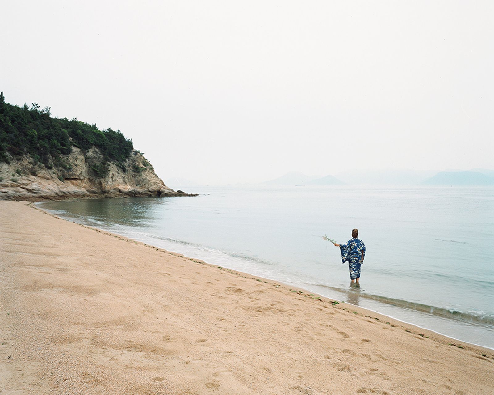 © Giada Ripa - A beach in Naoshima island-Self Portrait as a tribute to Mathilde Ruinart, Giada Ripa, 2015