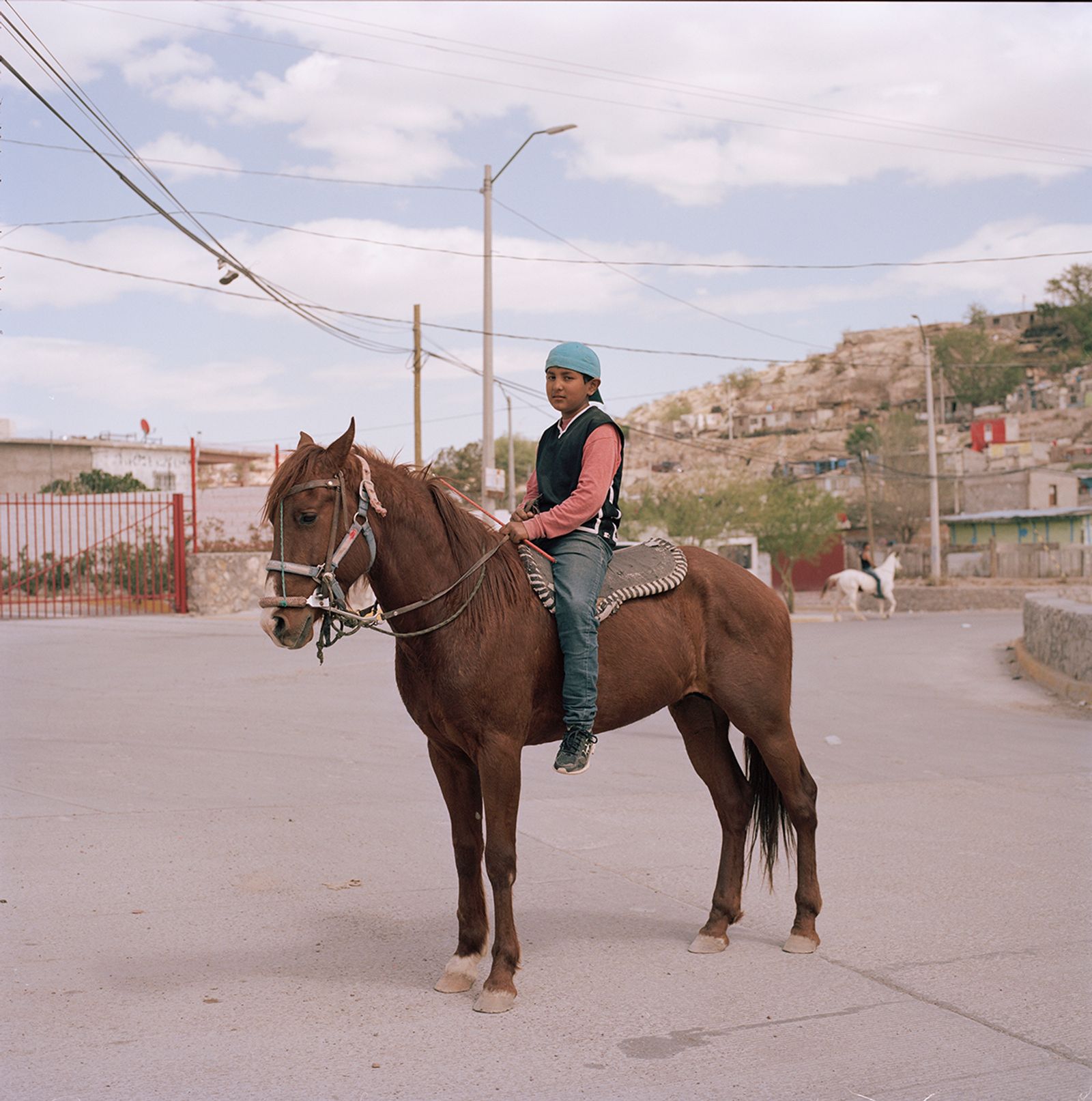© Jordi Ruiz Cirera - A young boy on a horse at La Paz neighbourhood in Ciudad Juarez.