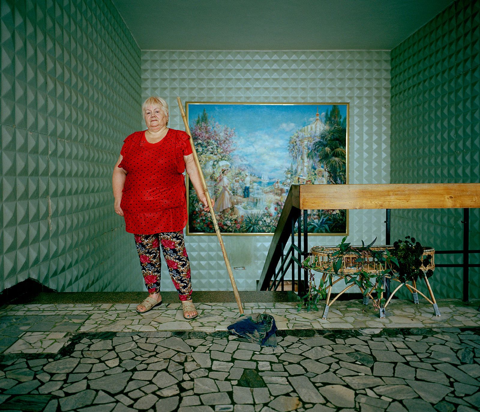 © Michal Solarski - Masha the cleaner at Mishor Sanatorium. Crimea, Ukraine.